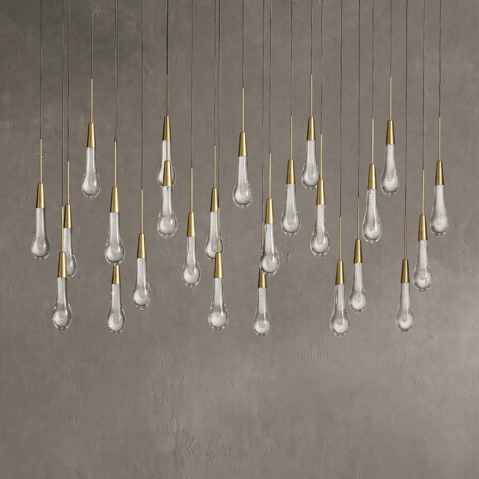 Soltaire Linear Chandelier 37"50"70"87"120"