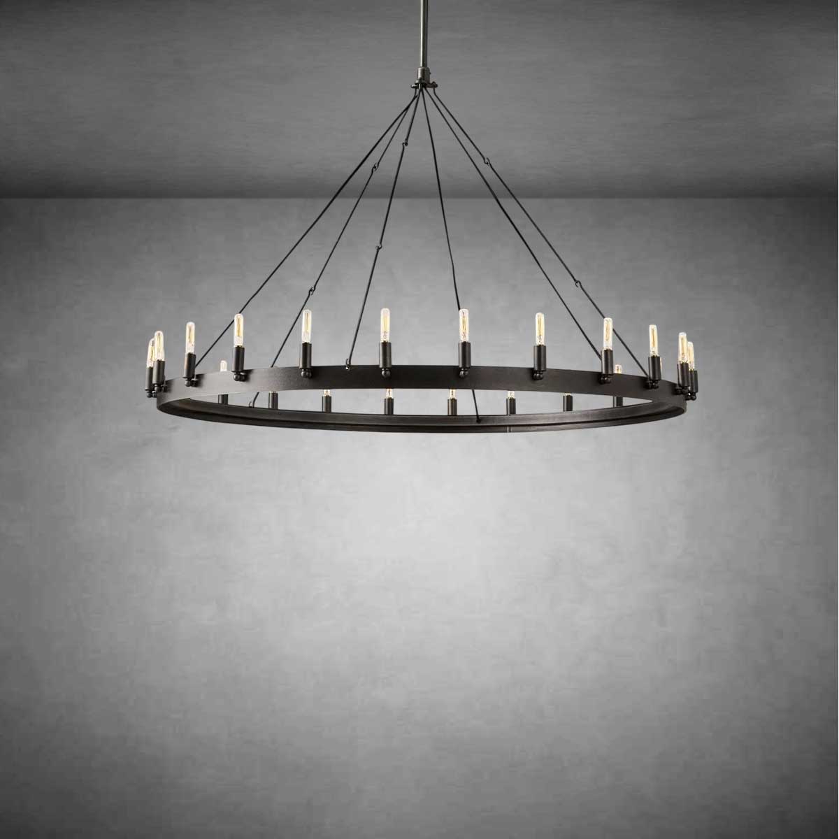 Coviro Round Outdoor Chandelier