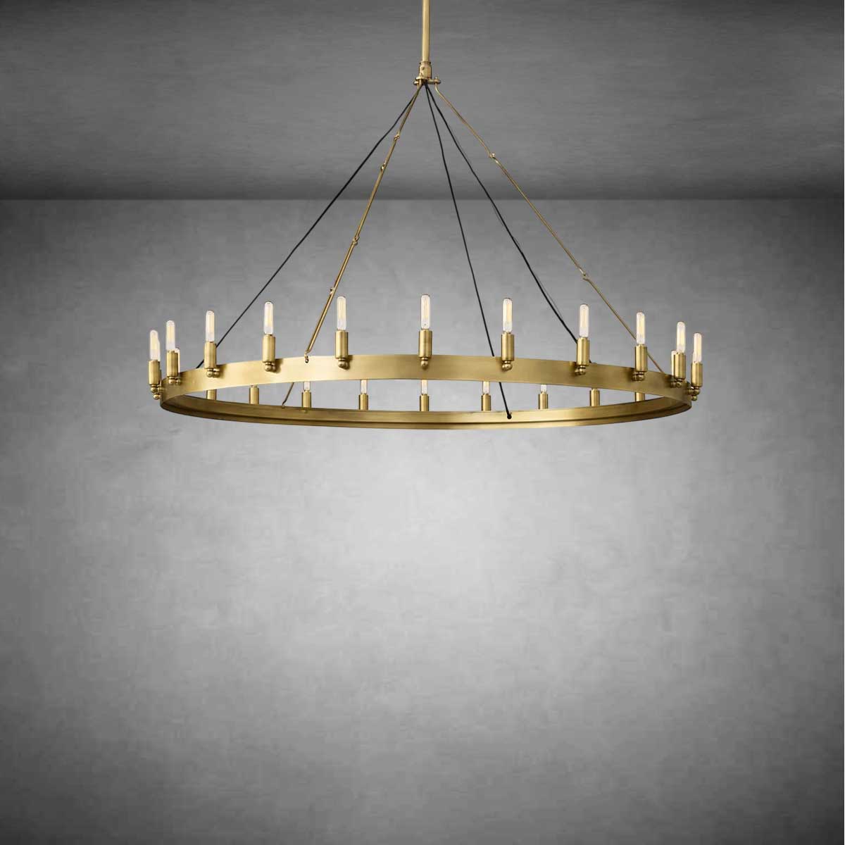 Coviro Round Outdoor Chandelier