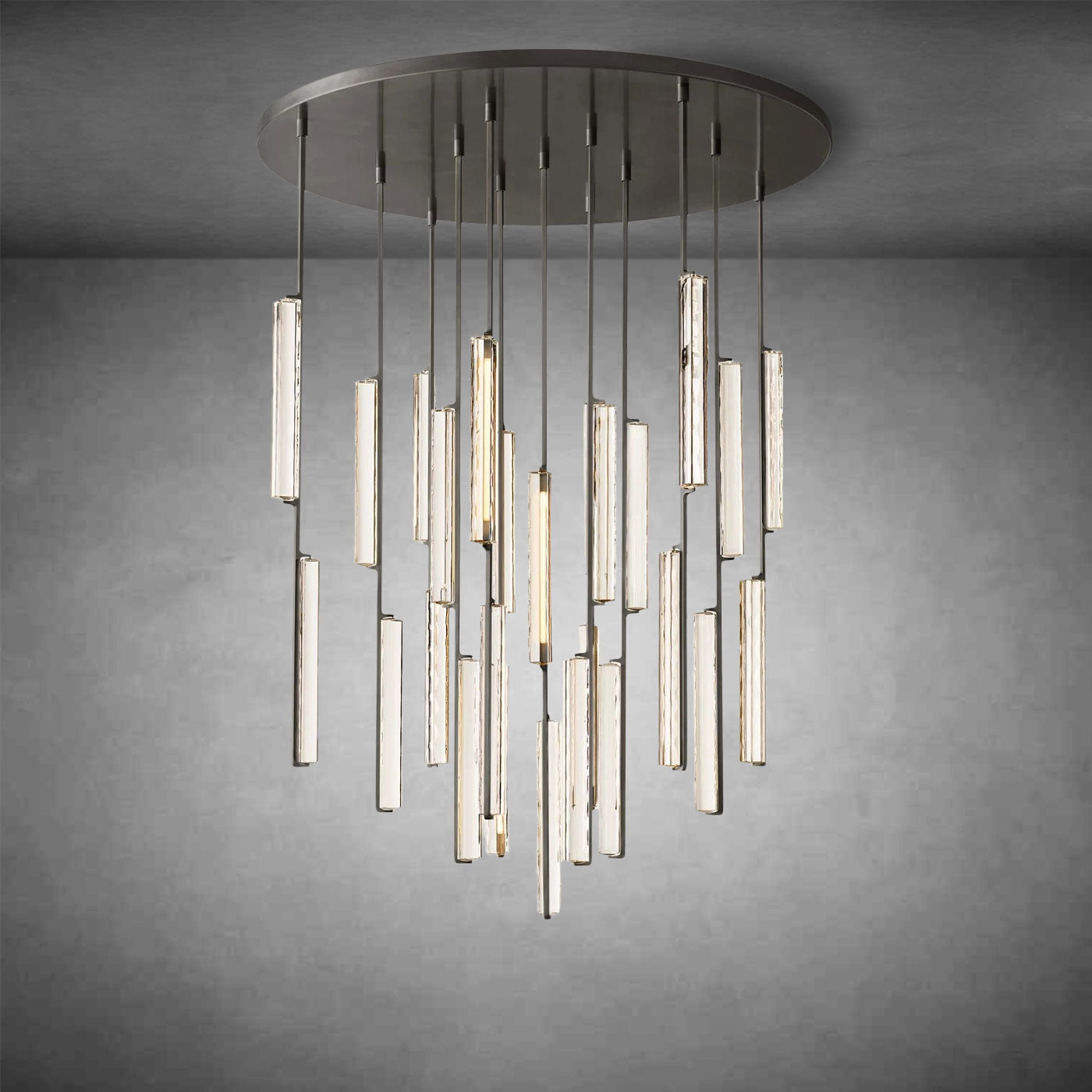 Aurivox Crystal Round Chandelier