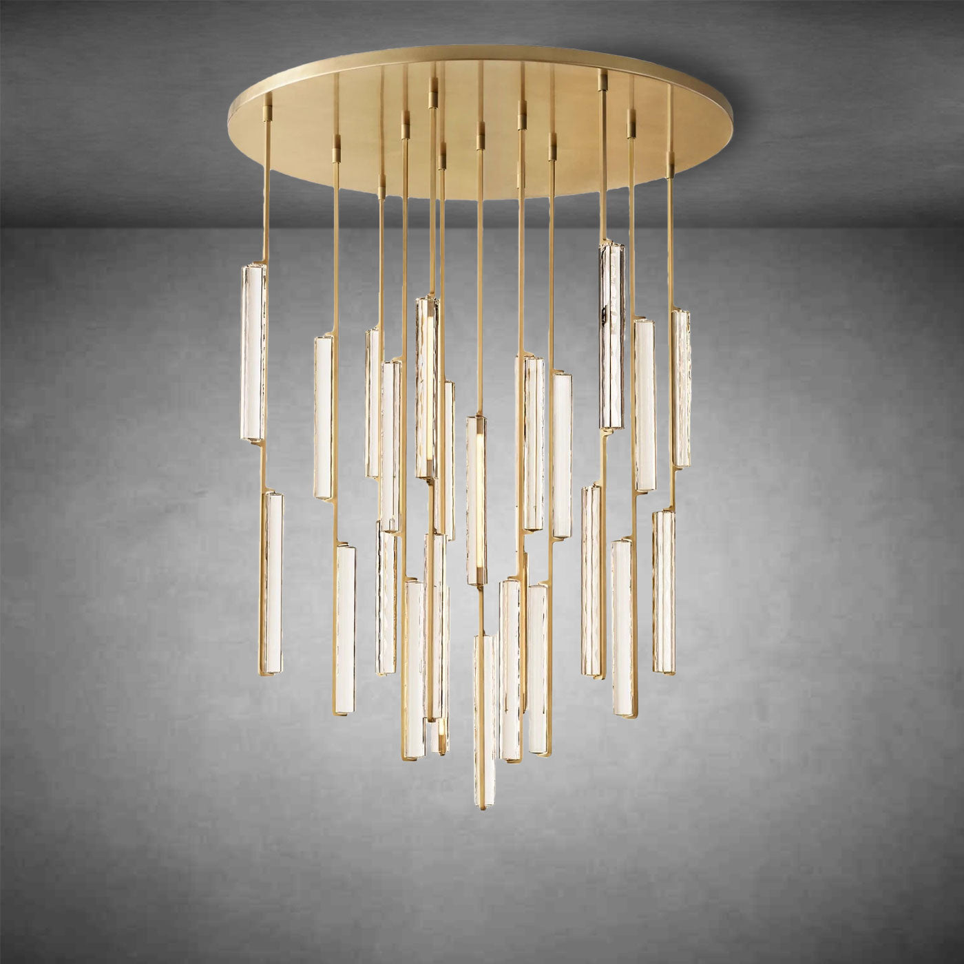 Aurivox Crystal Round Chandelier