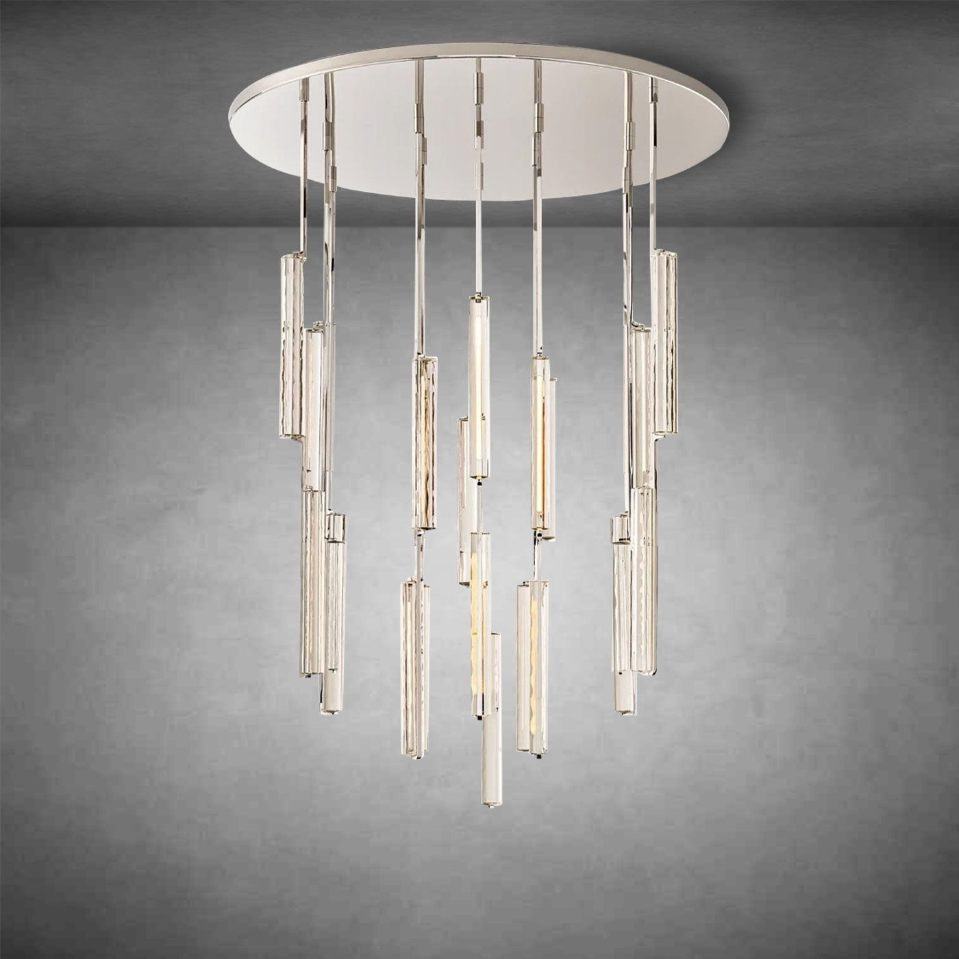 Aurivox Crystal Round Chandelier