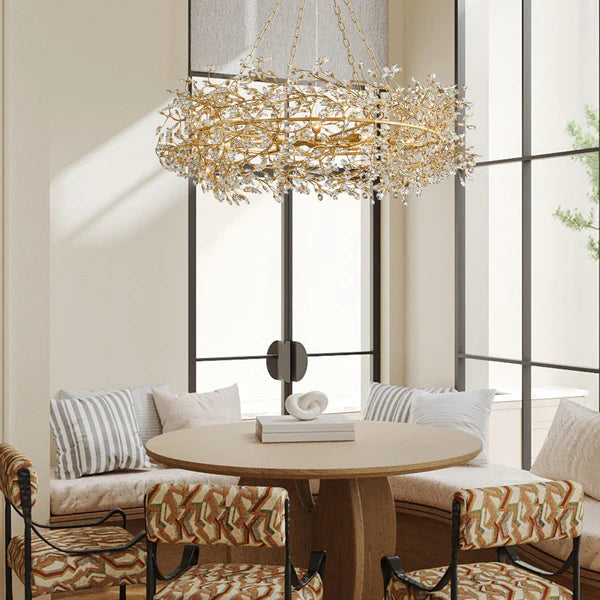 Fiore Crown Chandelier 39" 48" 60"