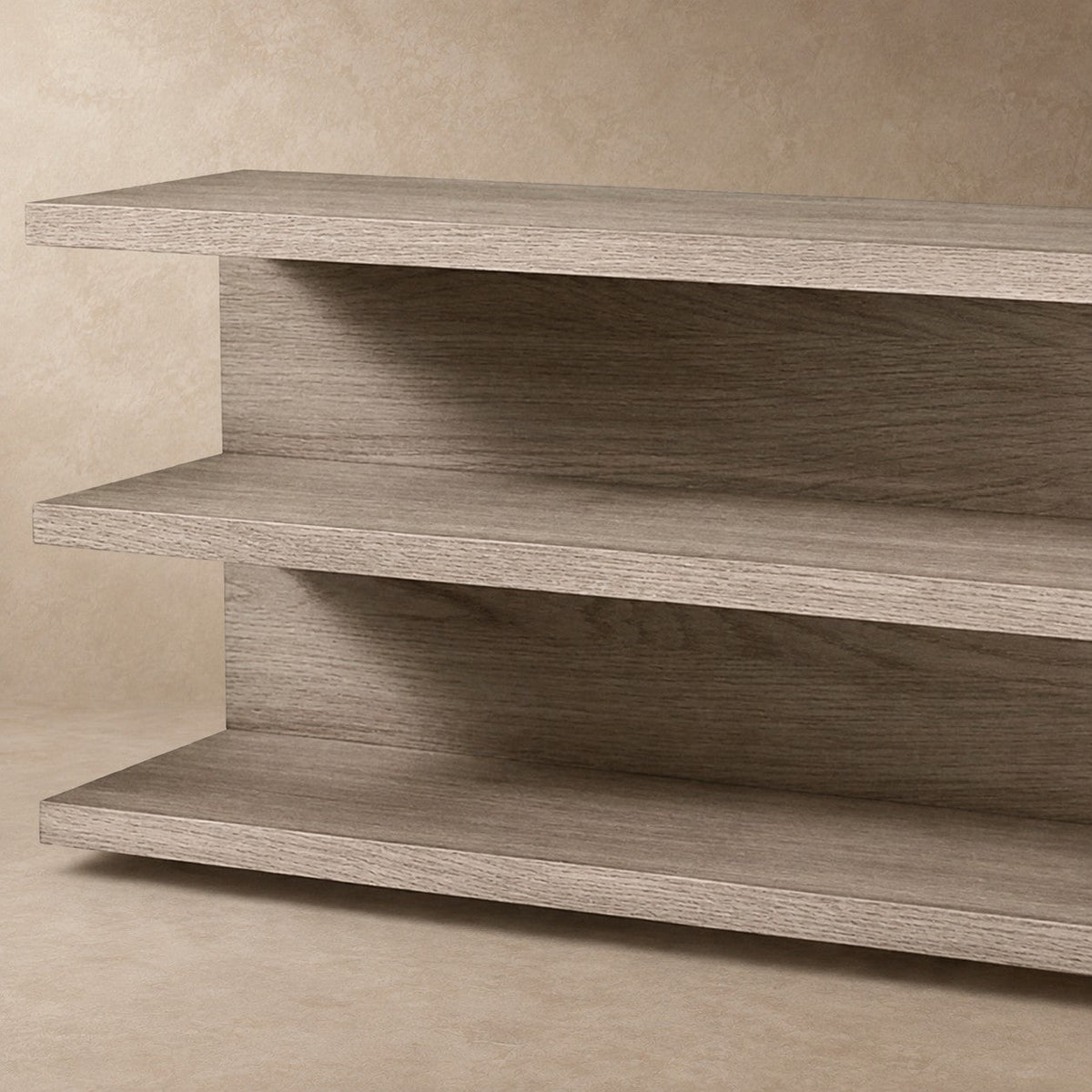 Contemporary Wood Console Table