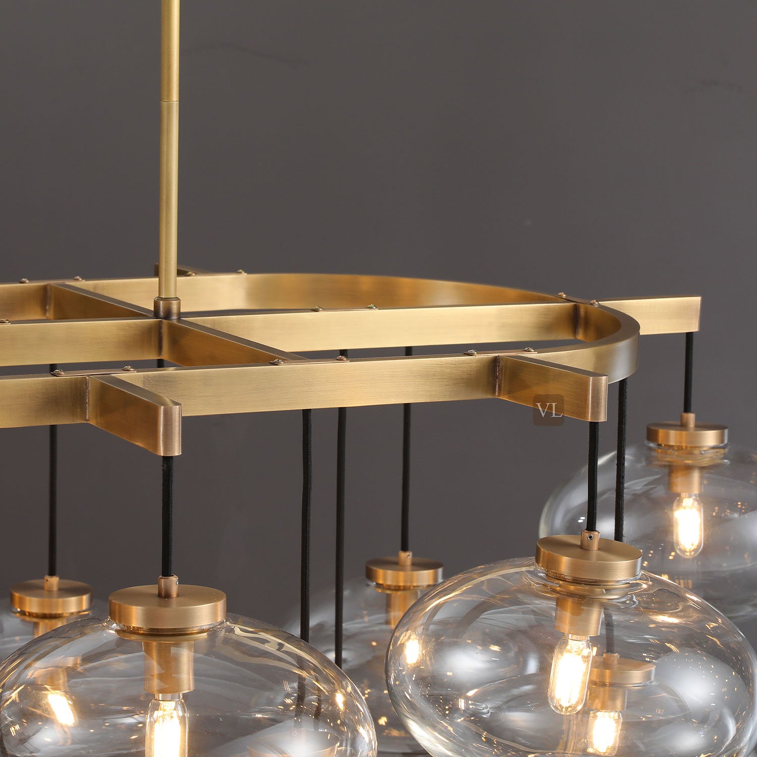 Fauna Series Glass Chandelier