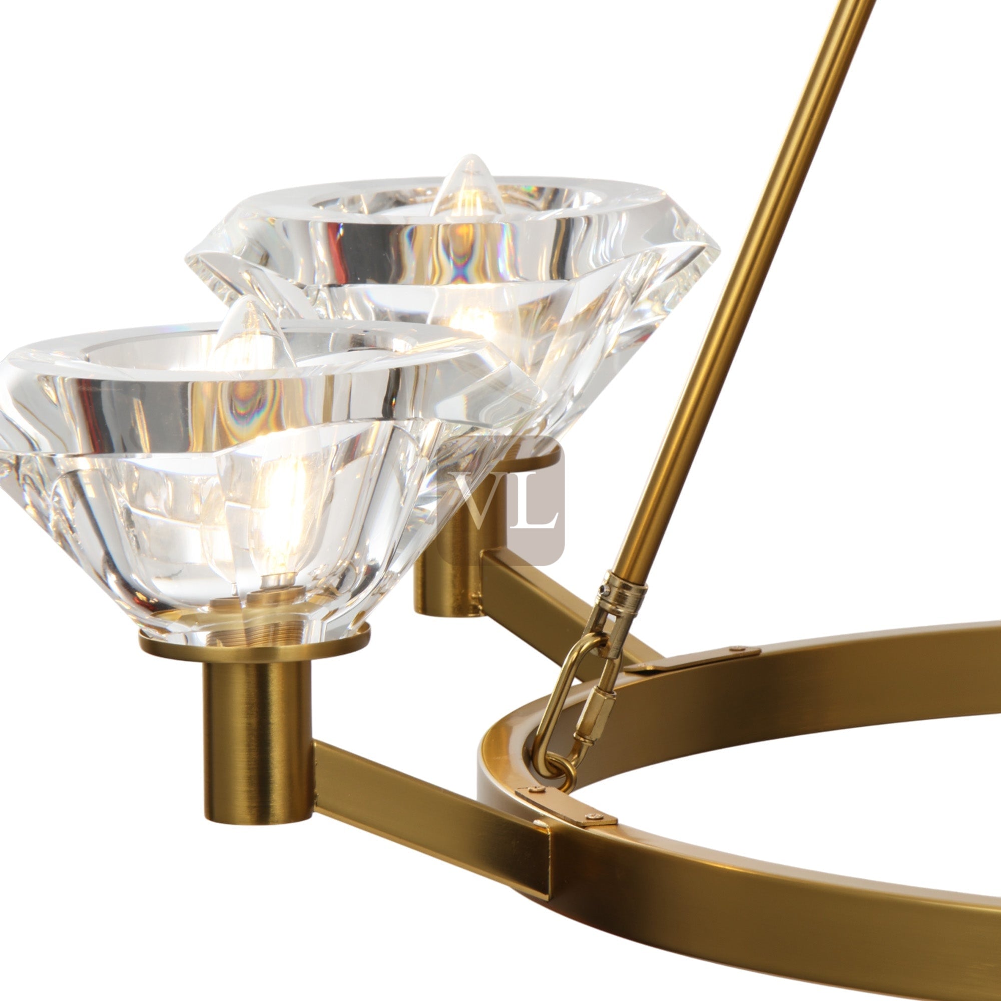 K9 Crystal Cup Chandelier