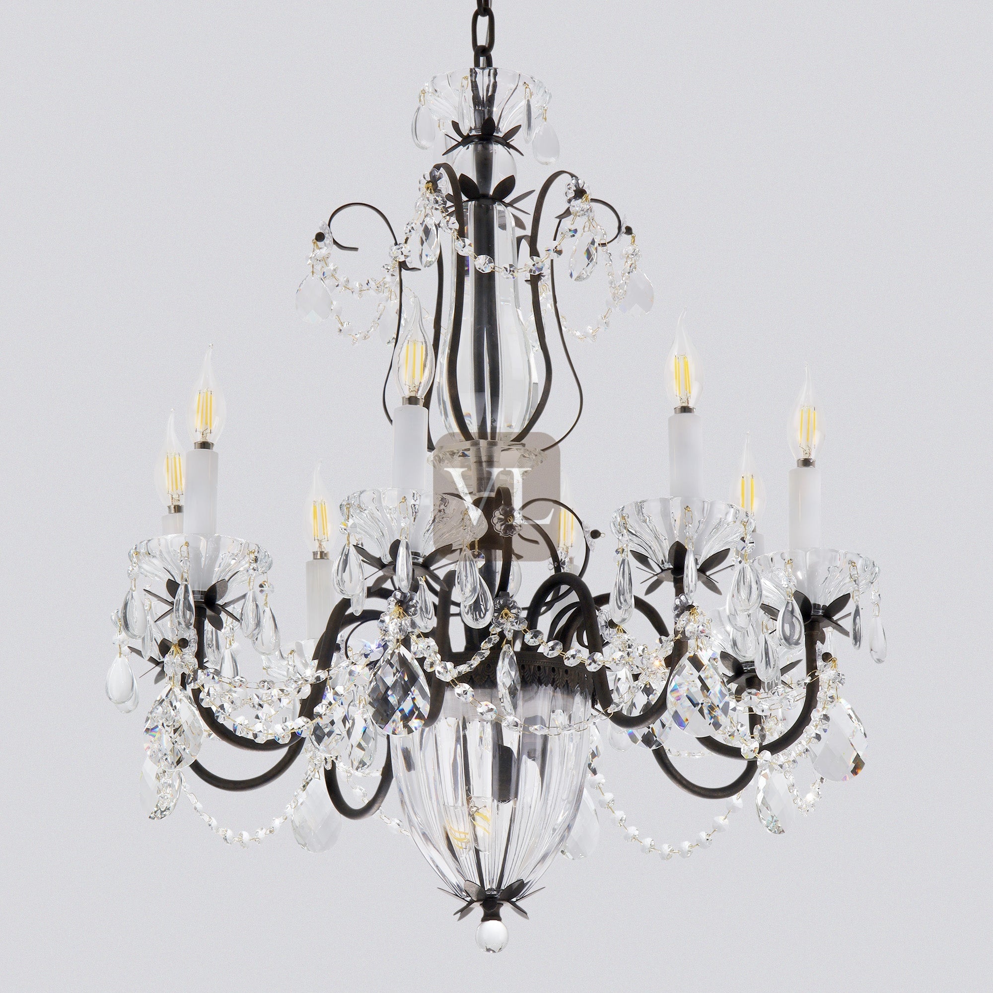 Victorian Crystal Chandelier