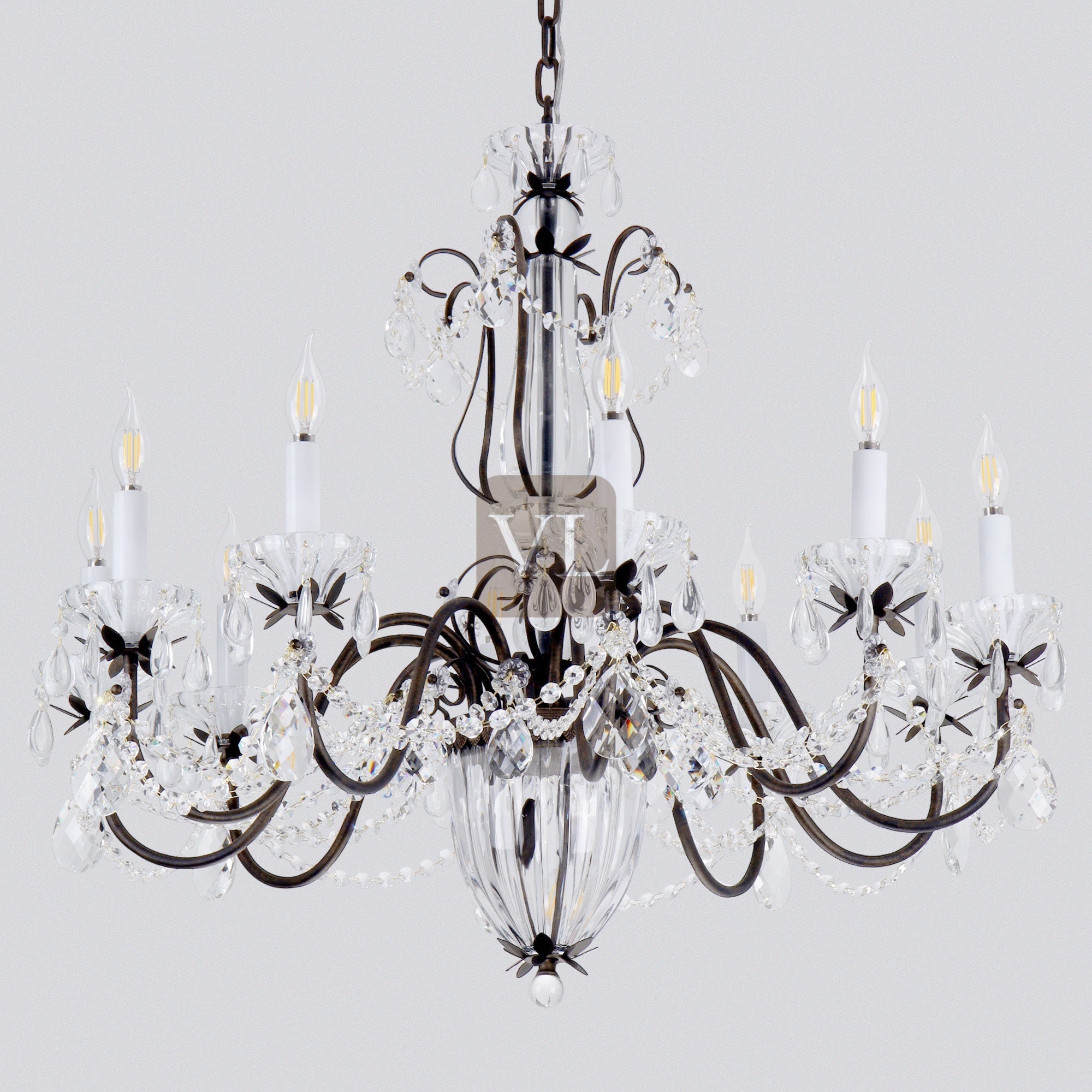 Victorian Crystal Chandelier