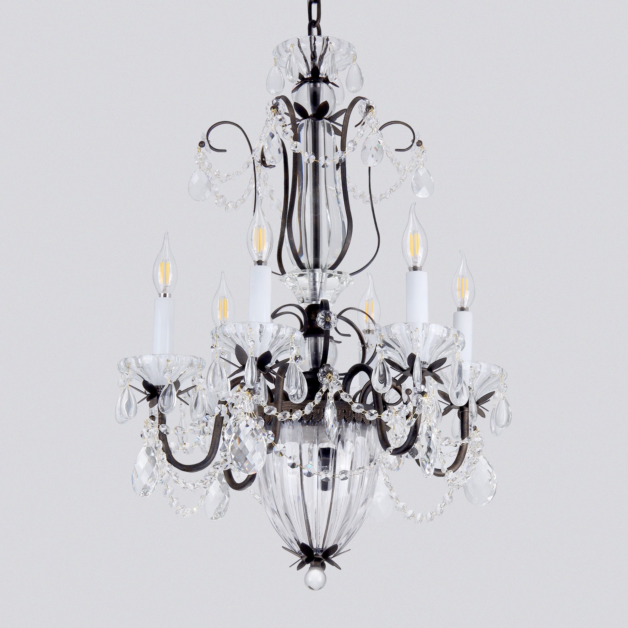 Victorian Crystal Chandelier