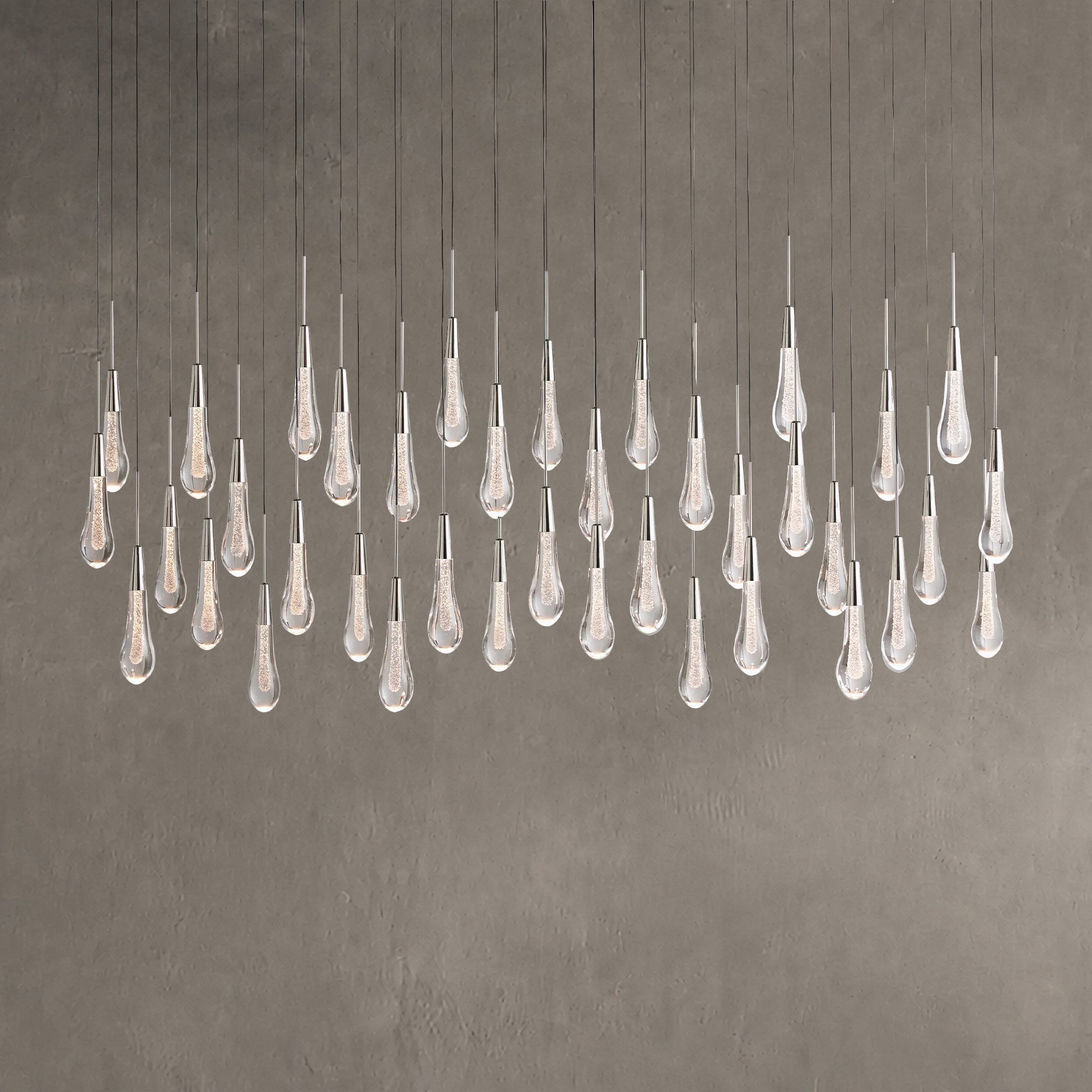Soltaire Linear Chandelier 37"50"70"87"120"