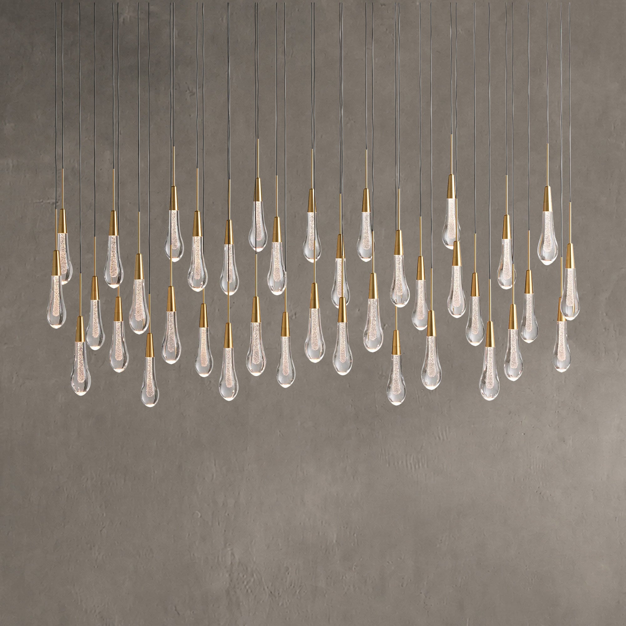 Soltaire Linear Chandelier 37"50"70"87"120"