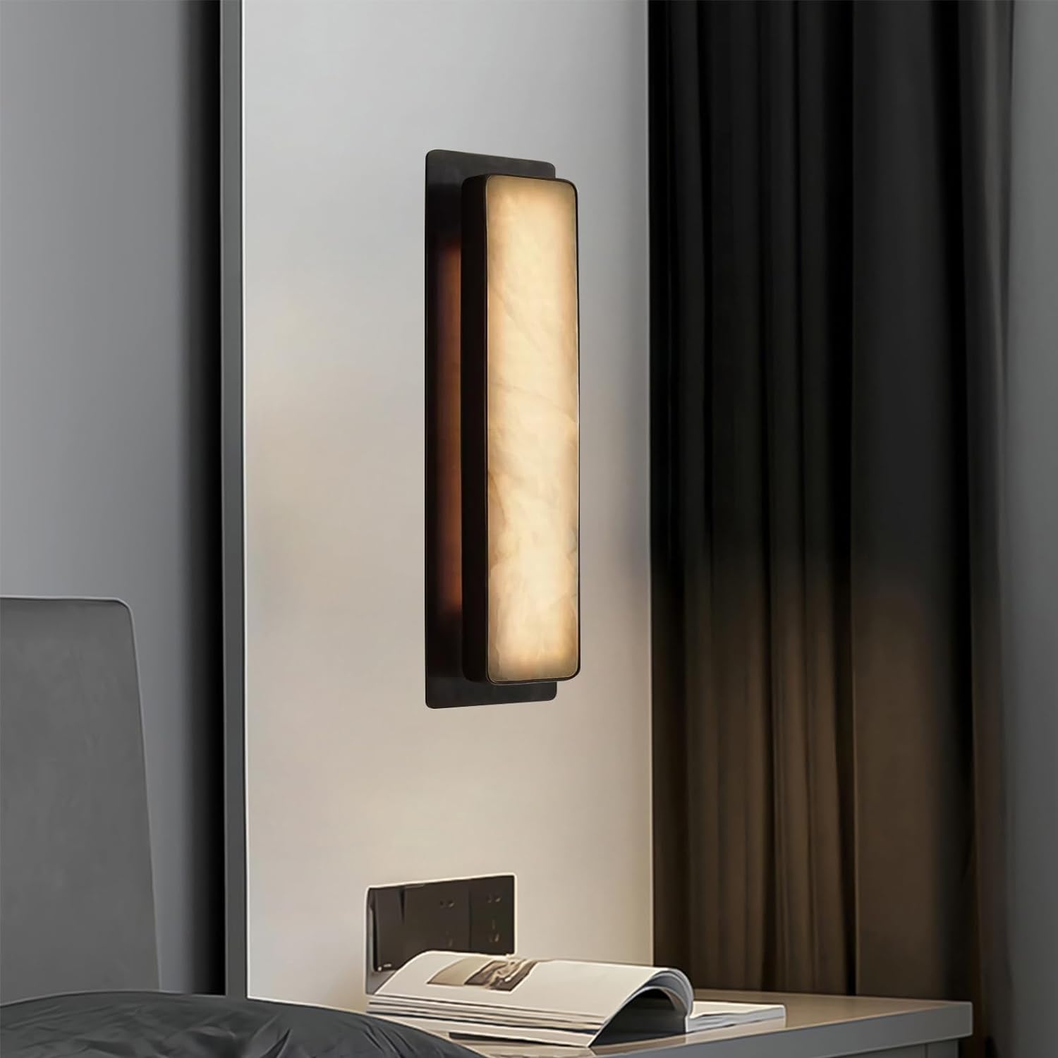 Gold Modern LED Acrylic Wall Sconce 19W Cool White