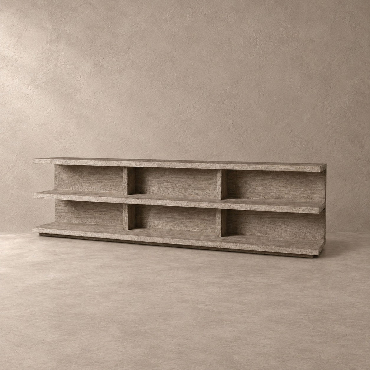 Contemporary Wood Console Table