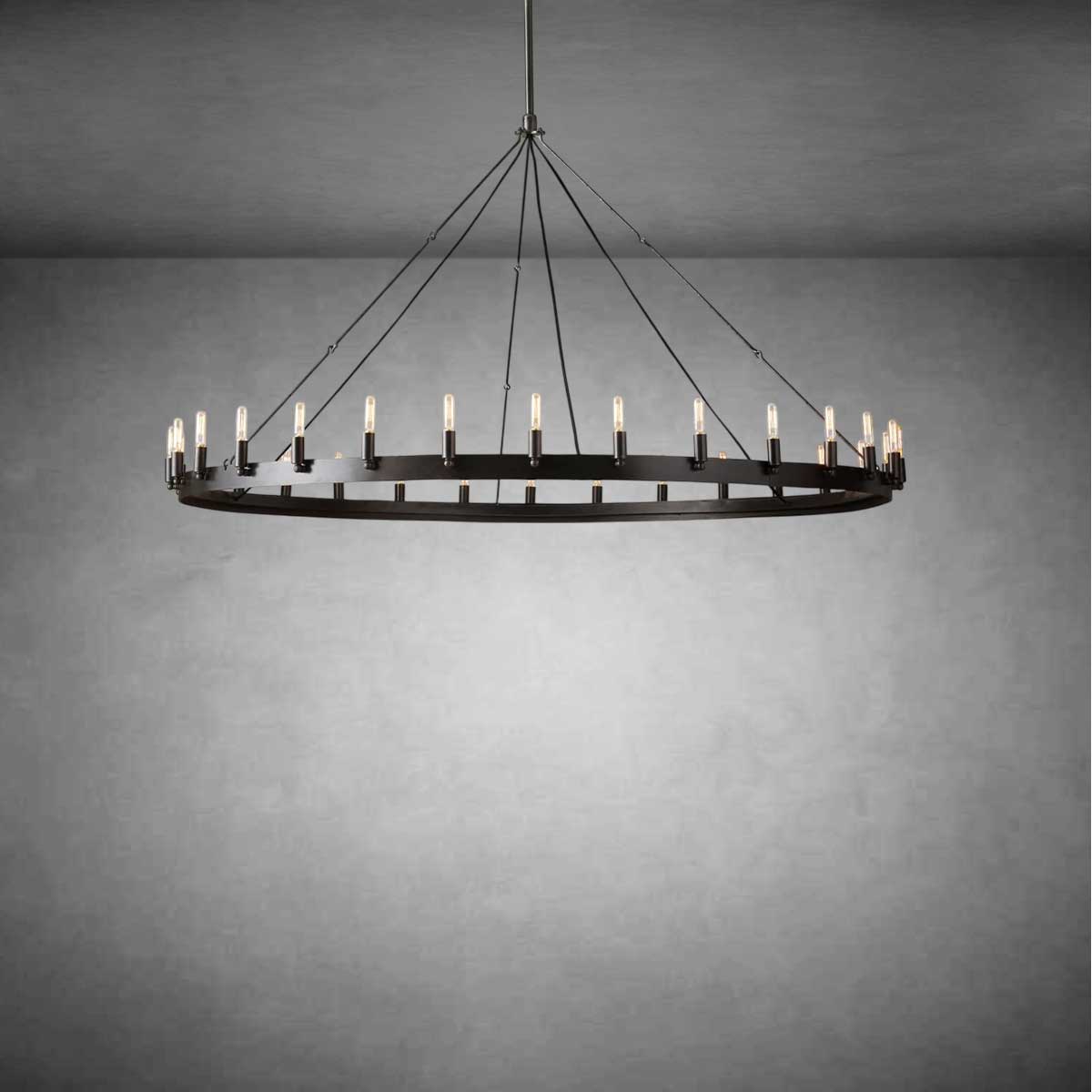 Coviro Round Outdoor Chandelier