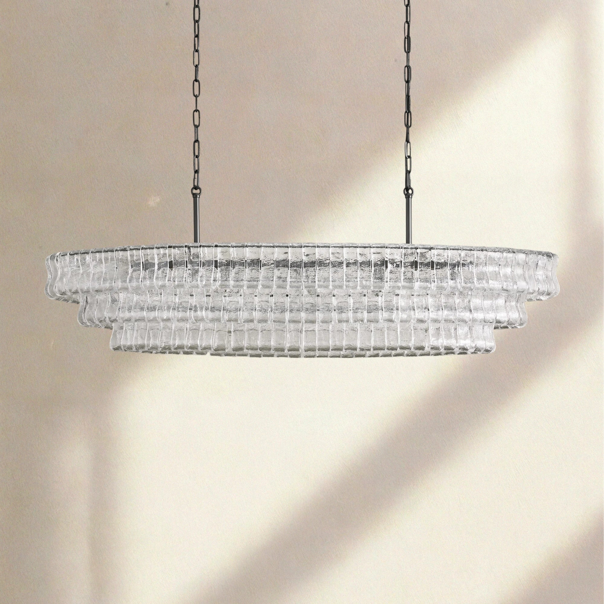 Ghiaccio Oval Chandelier