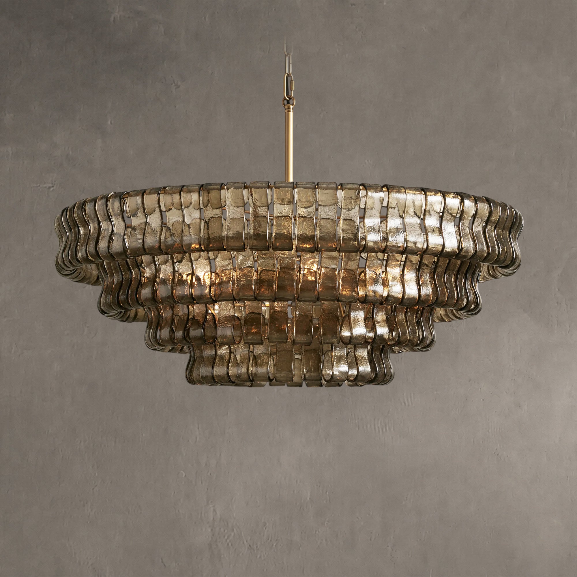 Ghiaccio Round Chandelier | Valley Lamps