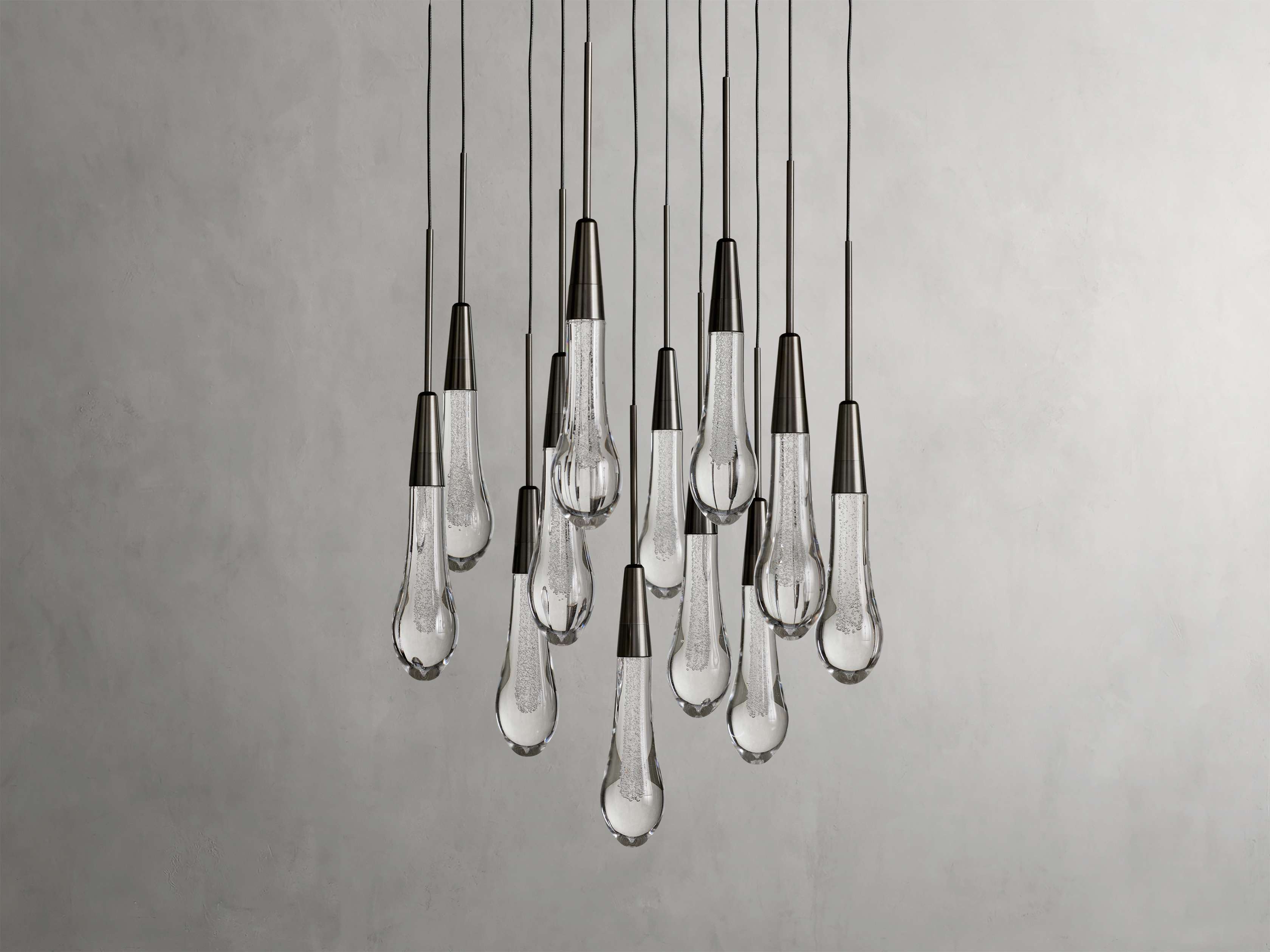 Soltaire Round Chandelier 17" 24" 36“ 58“
