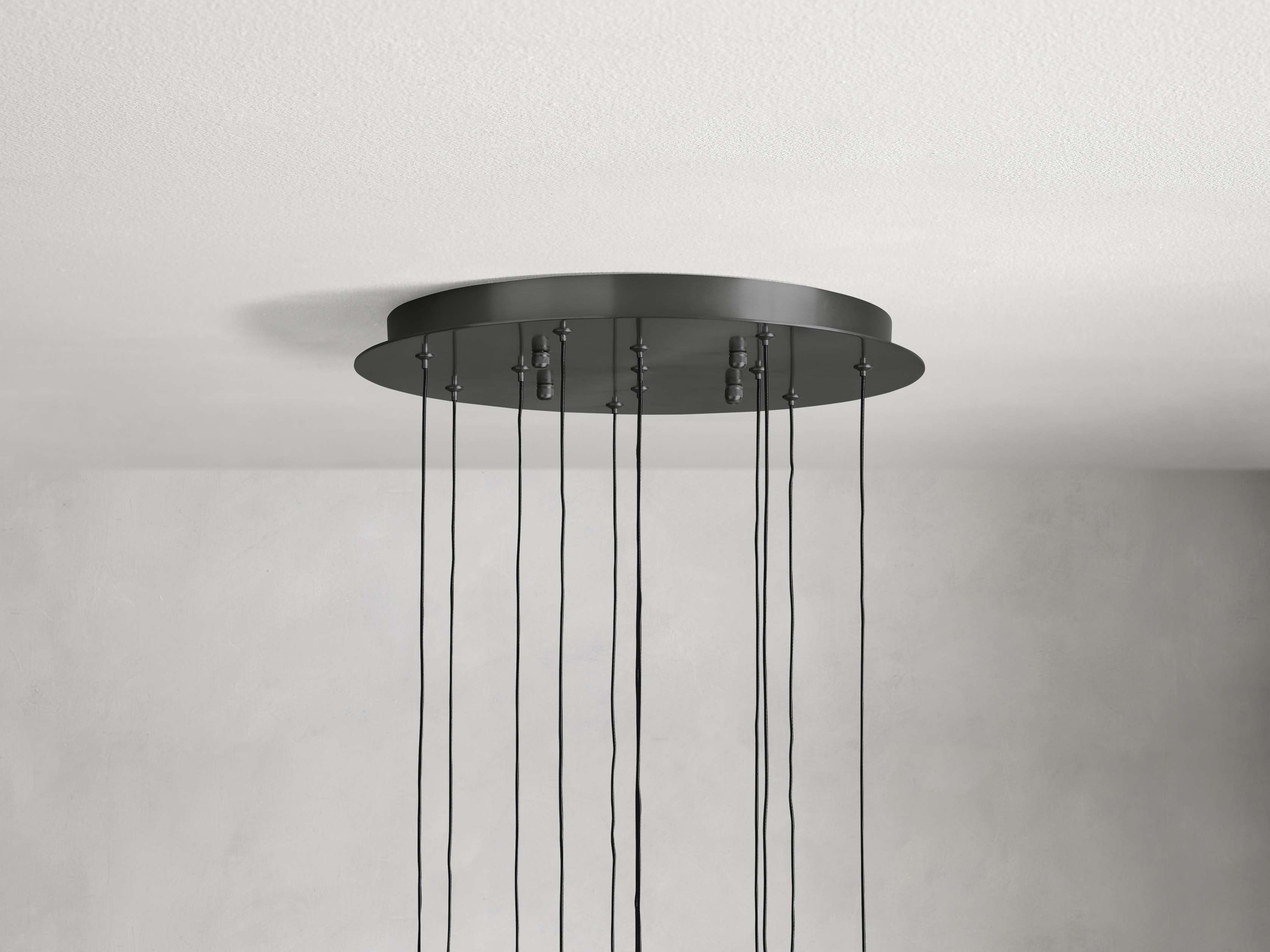 Soltaire Round Chandelier 17" 24" 36“ 58“