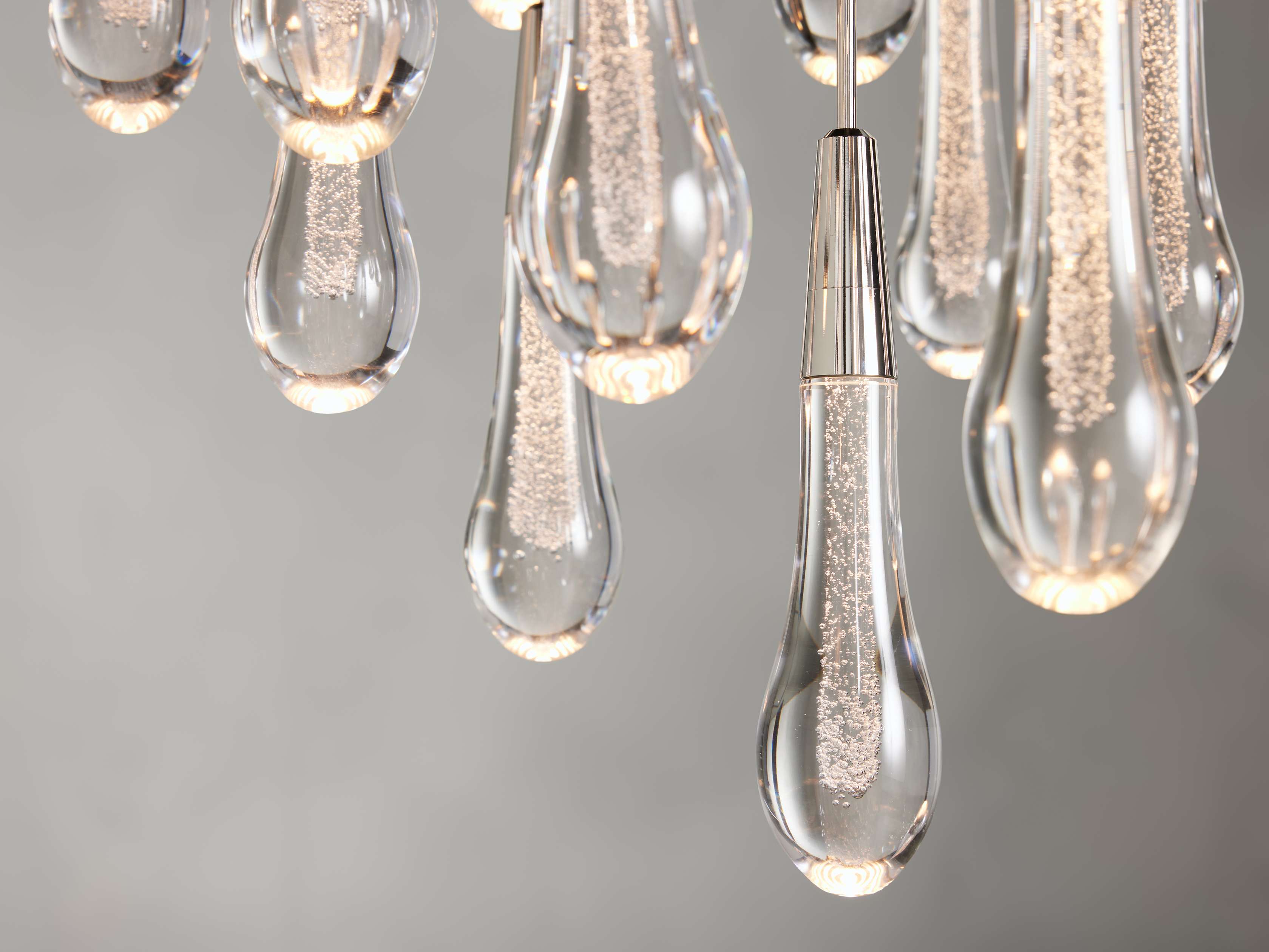 Soltaire Round Chandelier 17" 24" 36“ 58“
