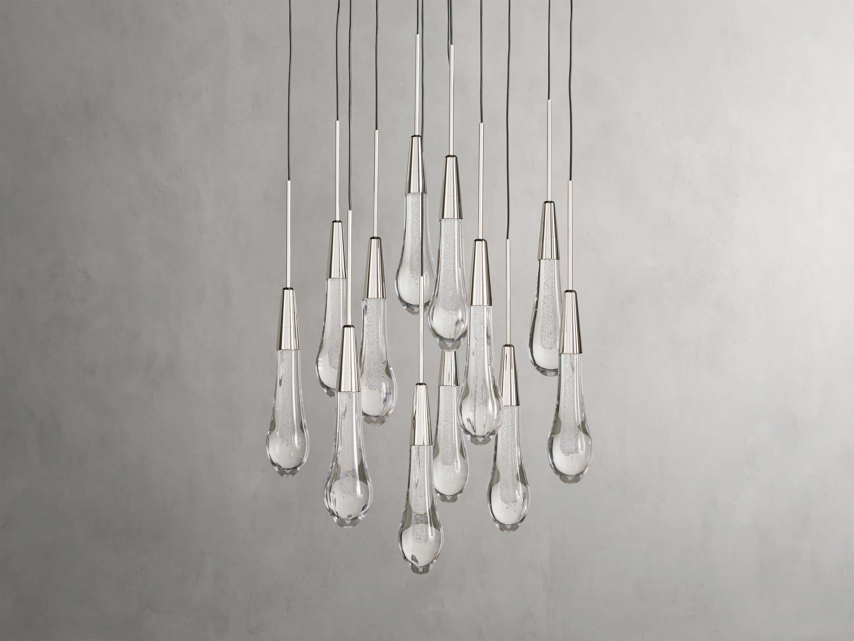 Soltaire Round Chandelier 17" 24" 36“ 58“
