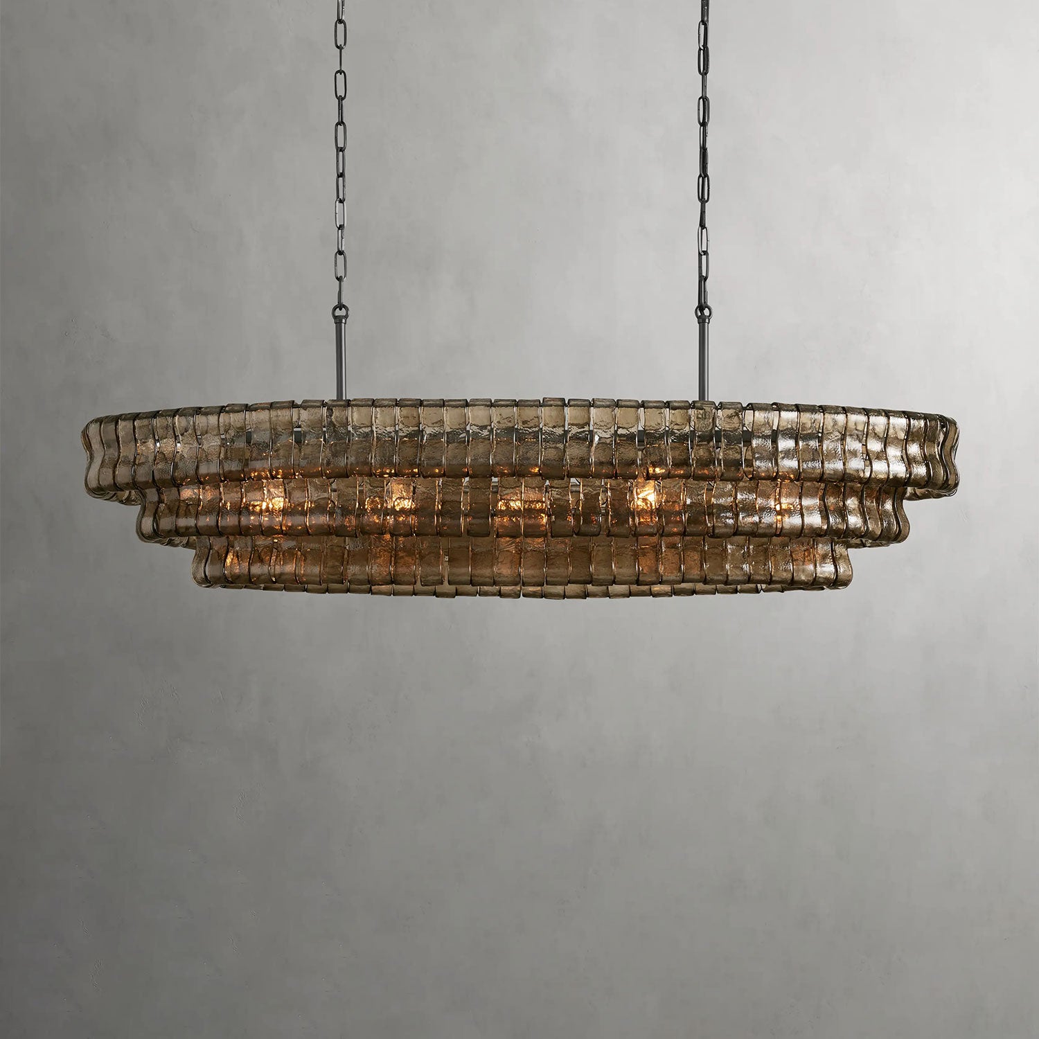 Ghiaccio Oval Chandelier