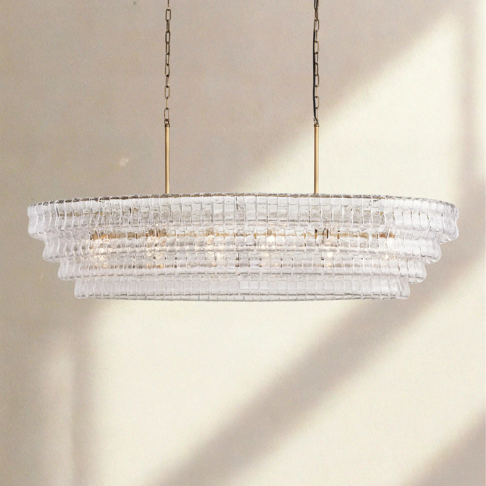 Ghiaccio Oval Chandelier