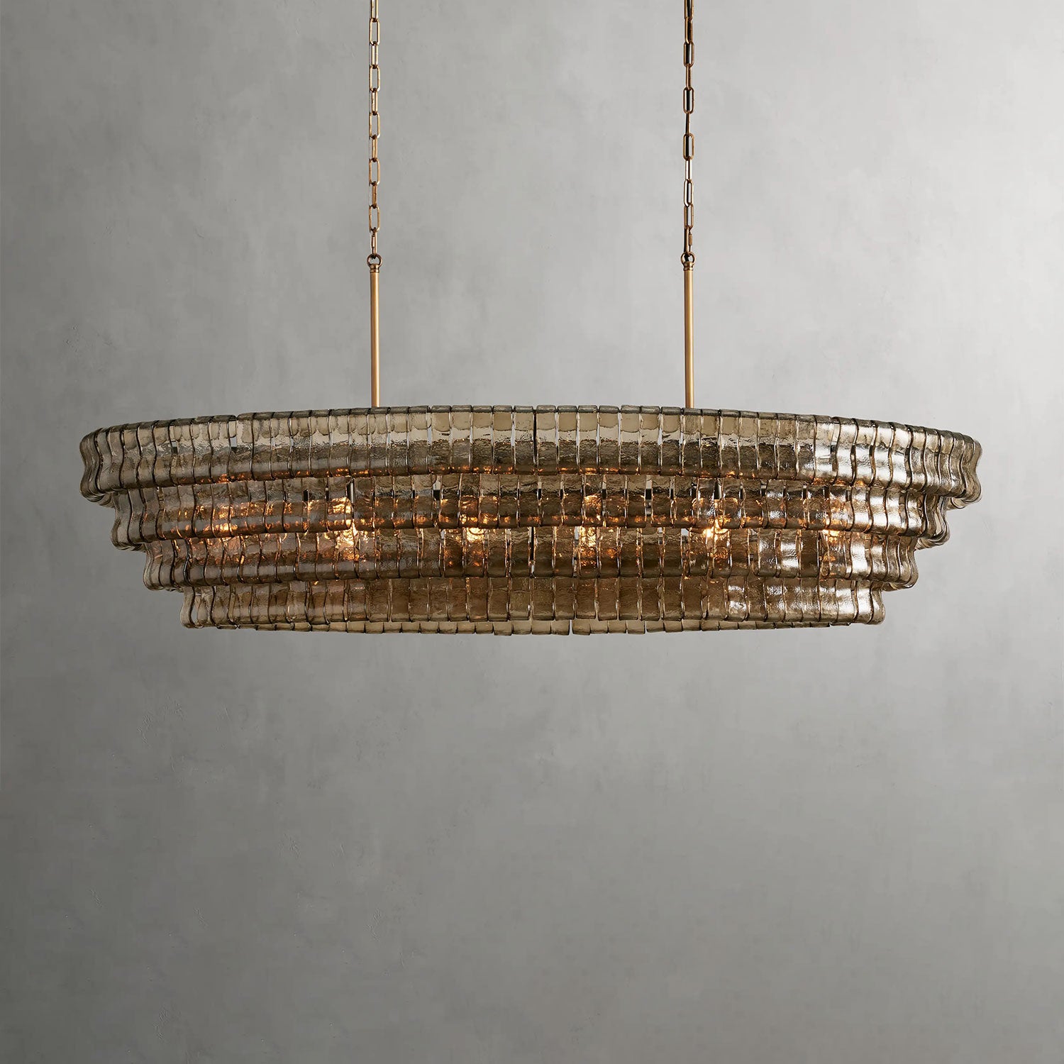 Ghiaccio Oval Chandelier