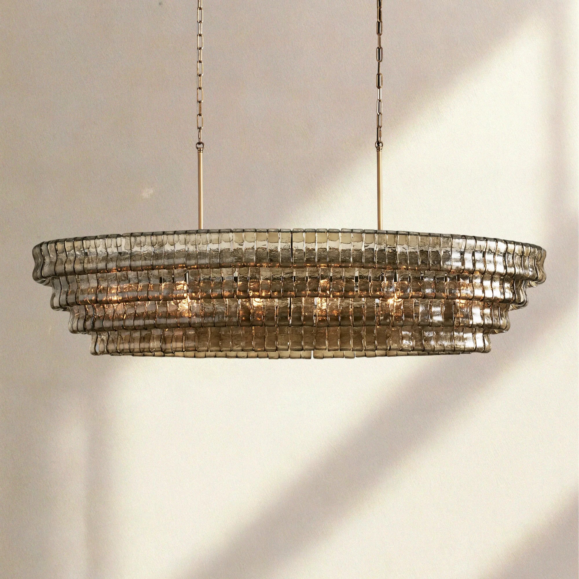 Ghiaccio Oval Chandelier