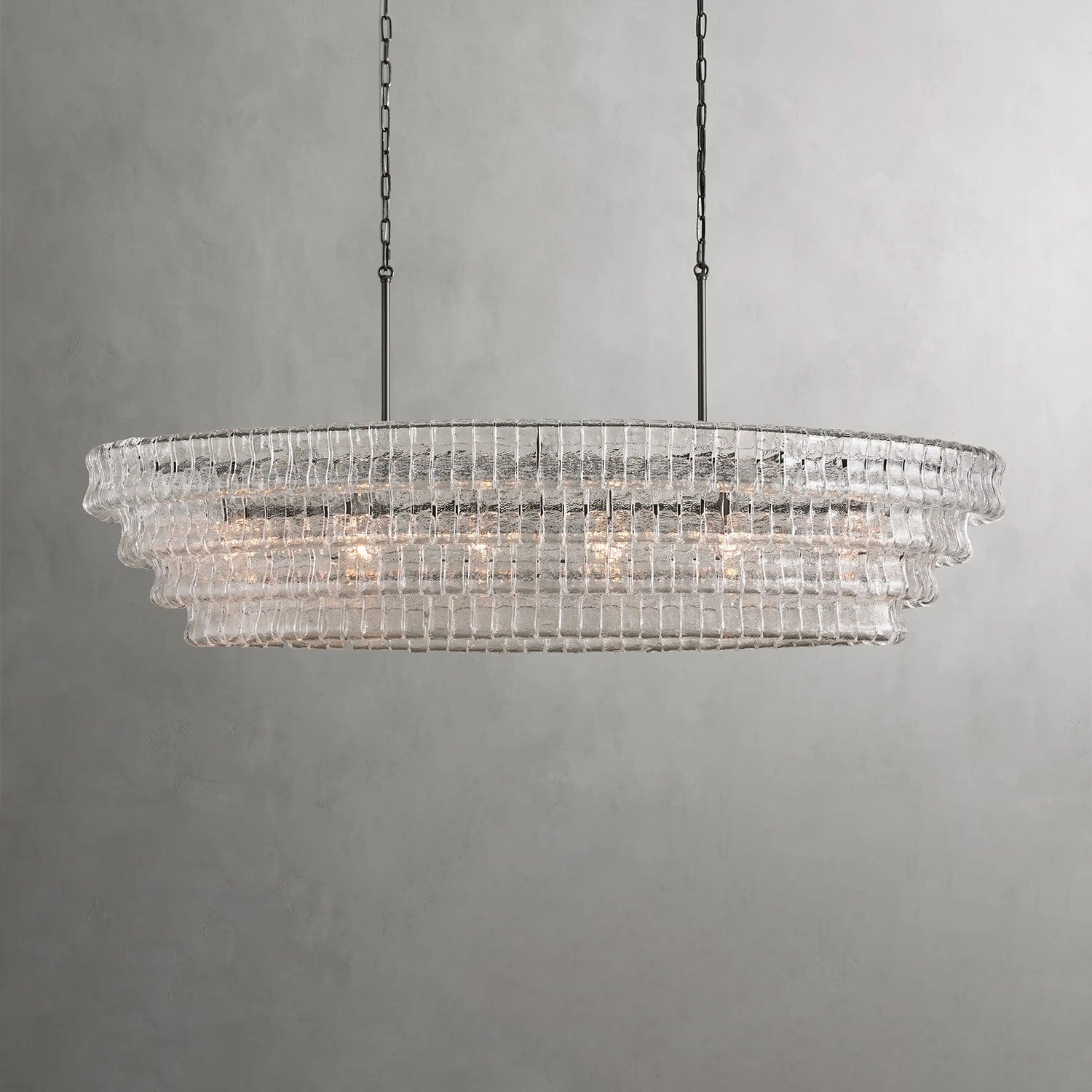 Ghiaccio Oval Chandelier