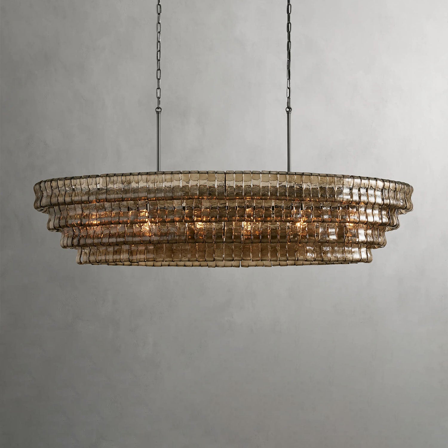Ghiaccio Oval Chandelier