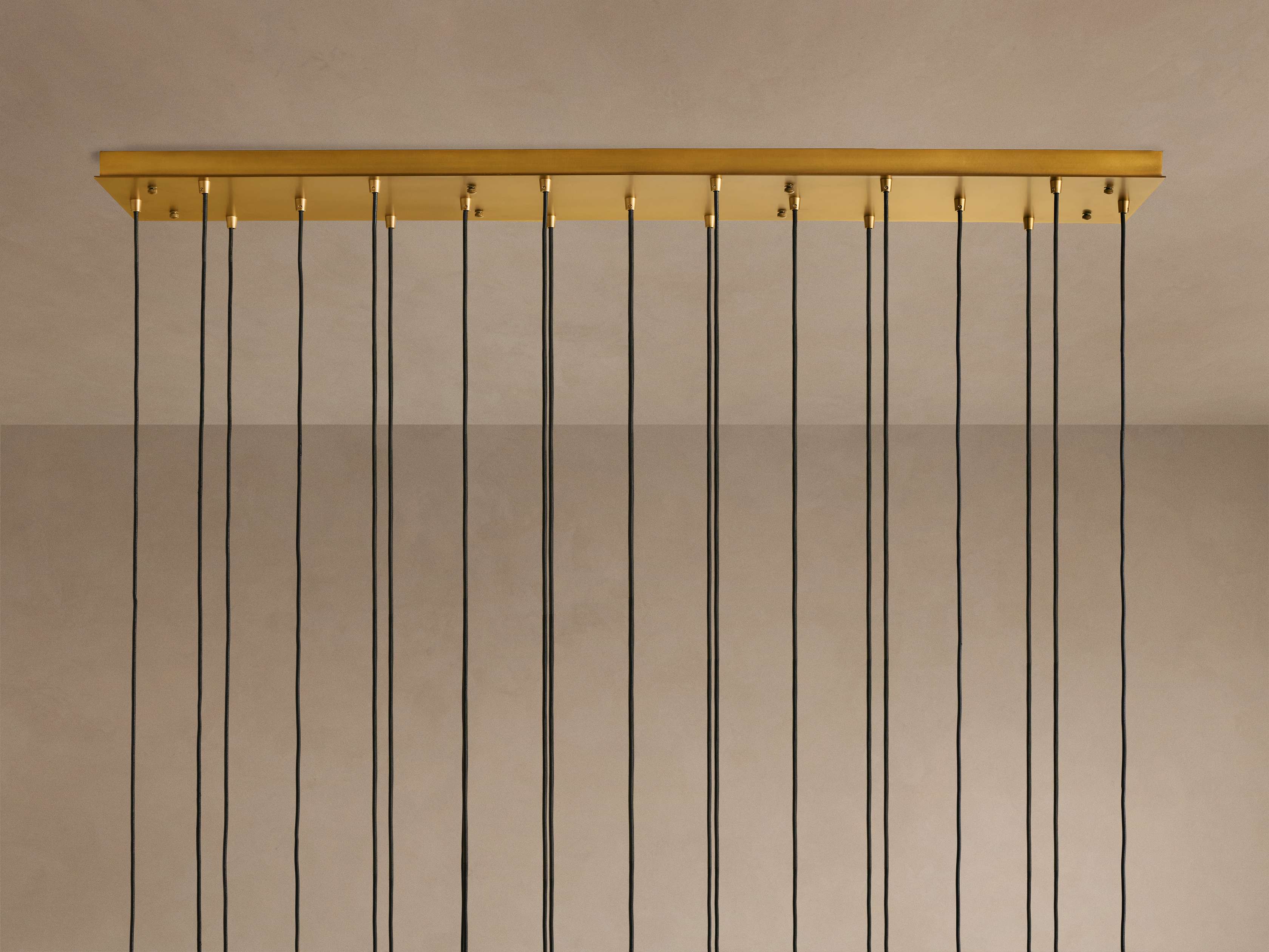 Colleena Linear Fluted Glass Chandelier