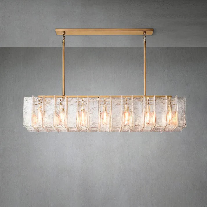 Lattice Rectangular Chandelier