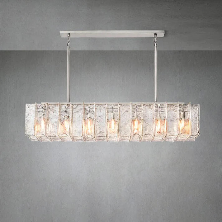 Lattice Rectangular Chandelier