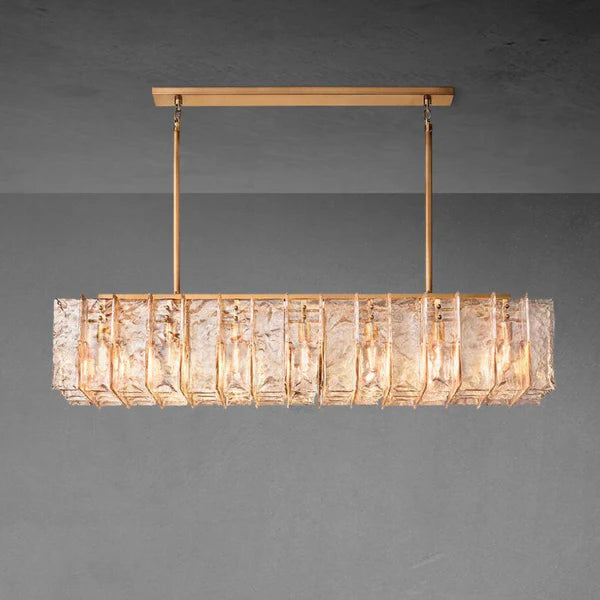 Lattice Rectangular Chandelier