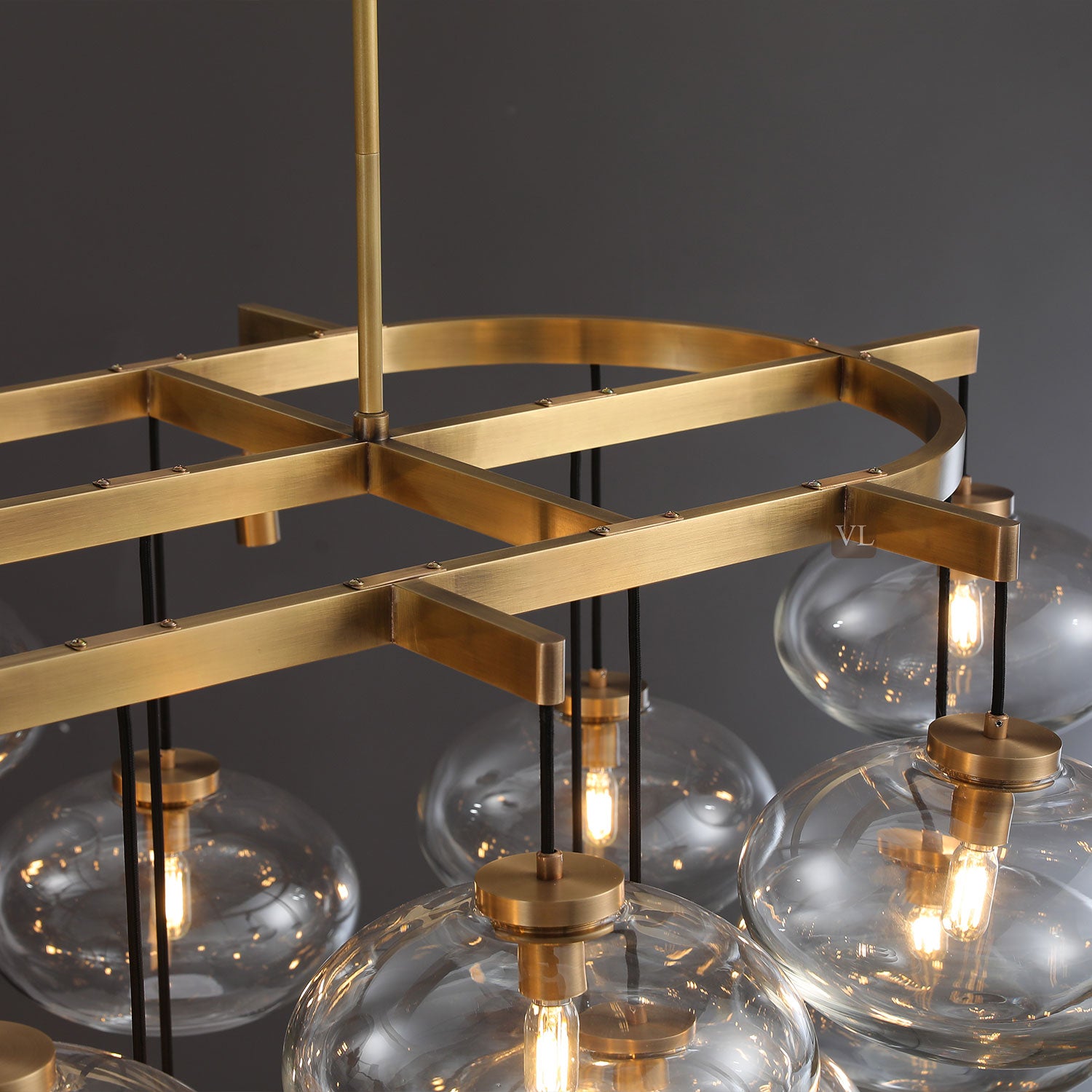 Fauna Series Glass Chandelier