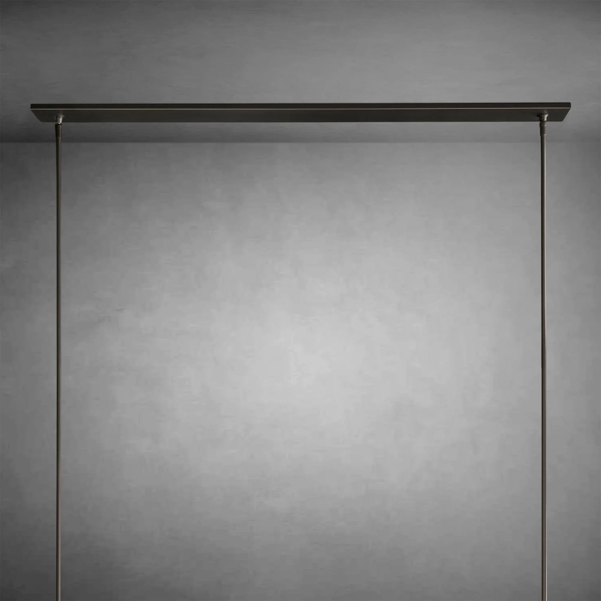 Ravel Linear Milk Glass Chandelier 59" Brass Finish