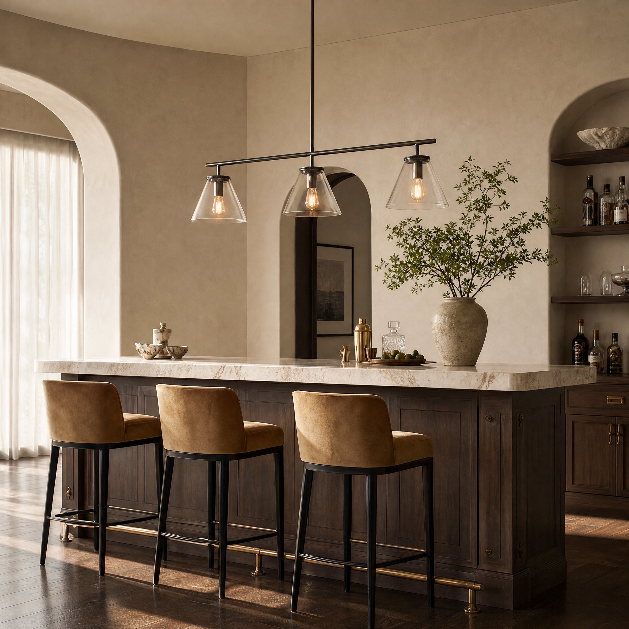 Wescott Linear Cone Chandelier