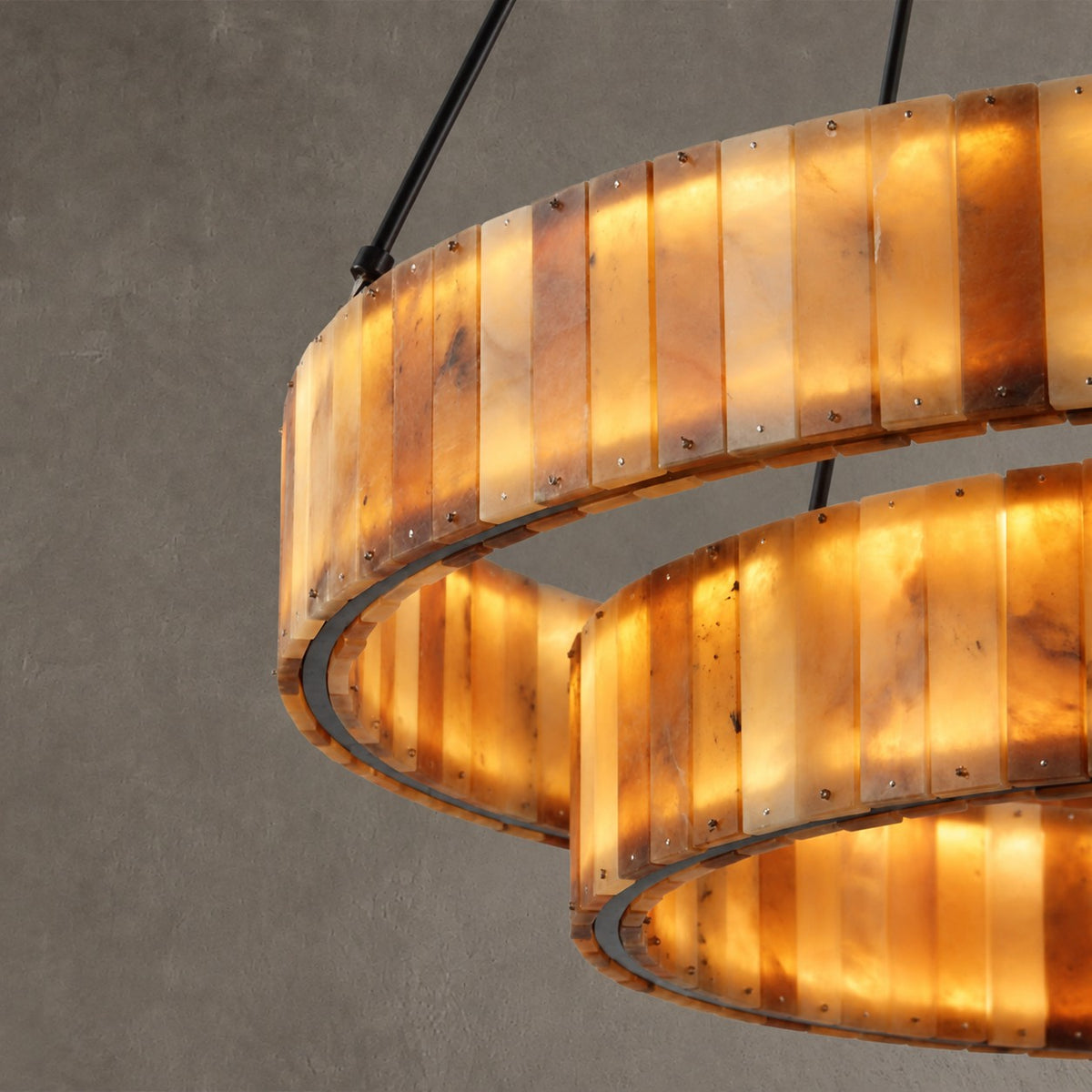 Carey Eterna Alabaster Round Chandelier