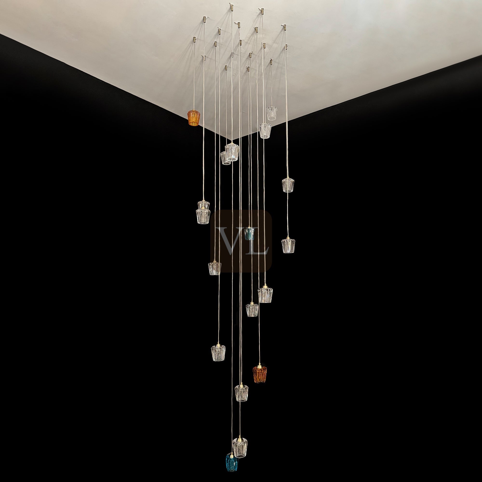 K9 Crystal Cup LED Pendant & Wall Light Collection