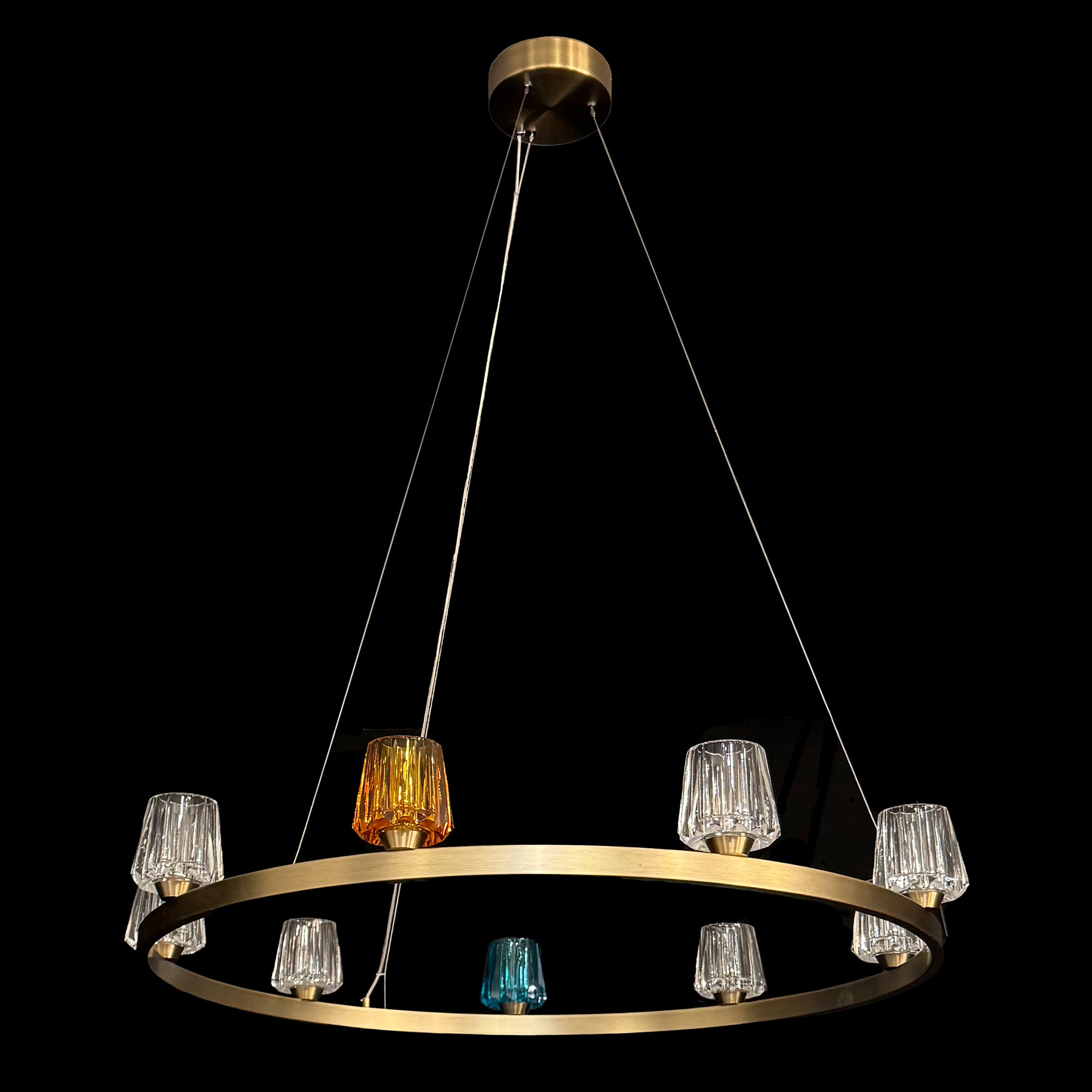 K9 Crystal Cup LED Pendant & Wall Light Collection