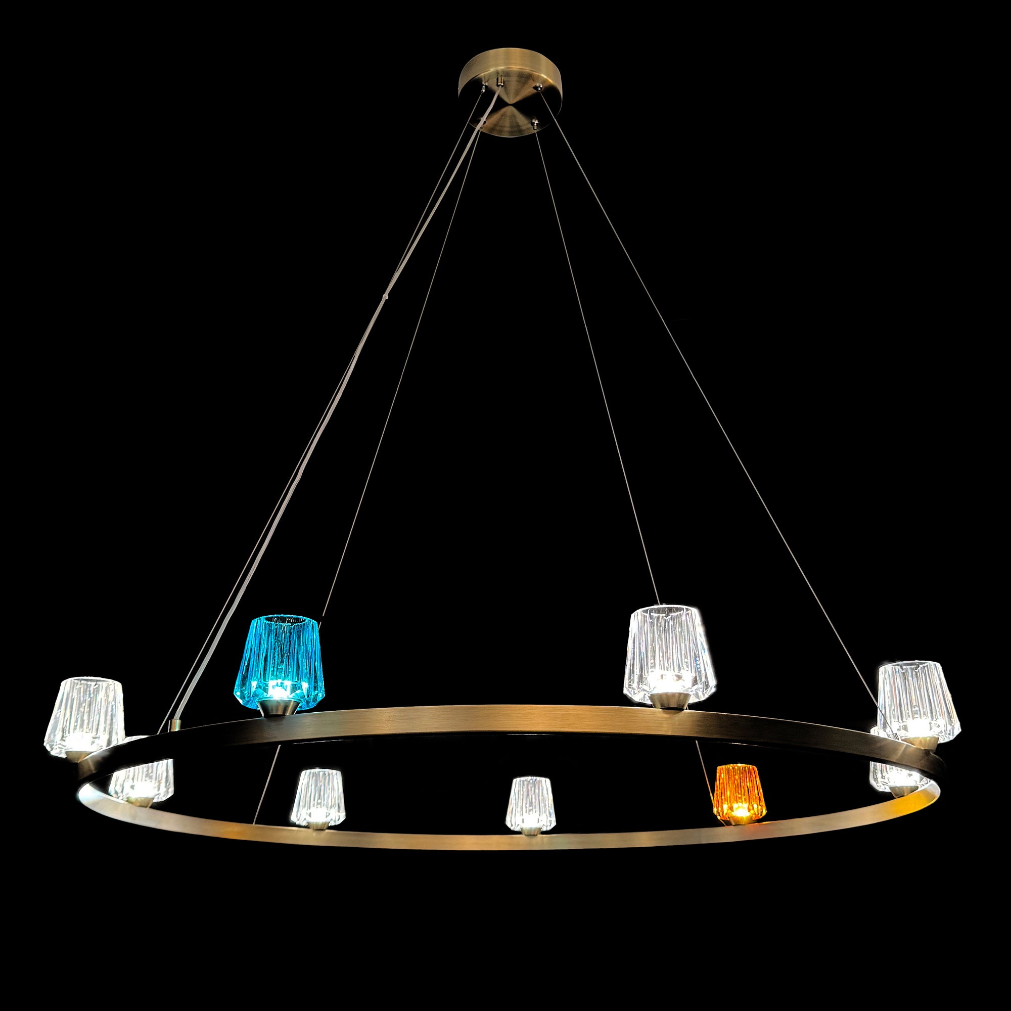K9 Crystal Cup LED Pendant & Wall Light Collection