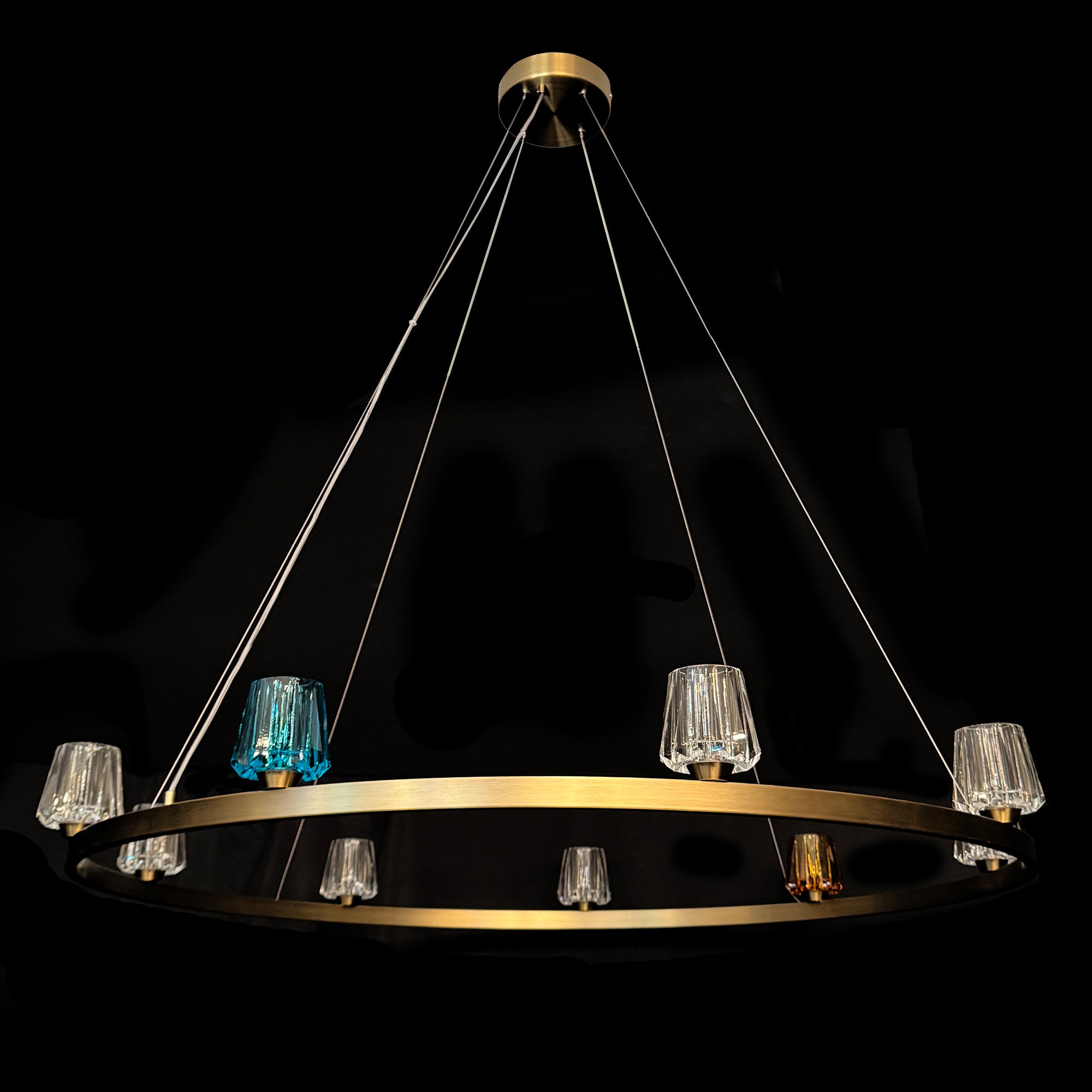 K9 Crystal Cup LED Pendant & Wall Light Collection