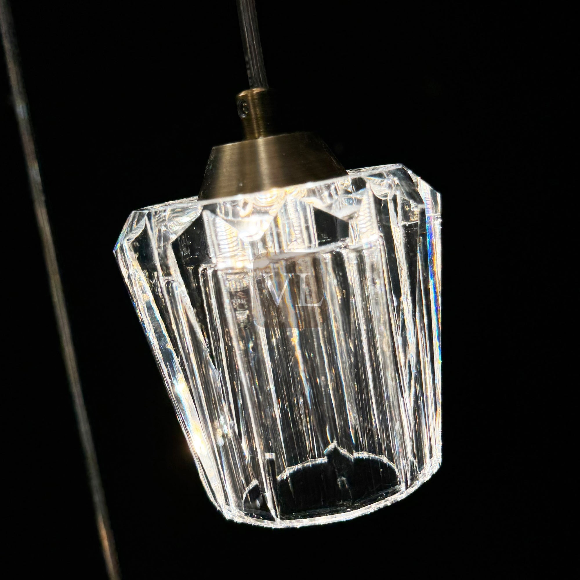 K9 Crystal Cup LED Pendant & Wall Light Collection