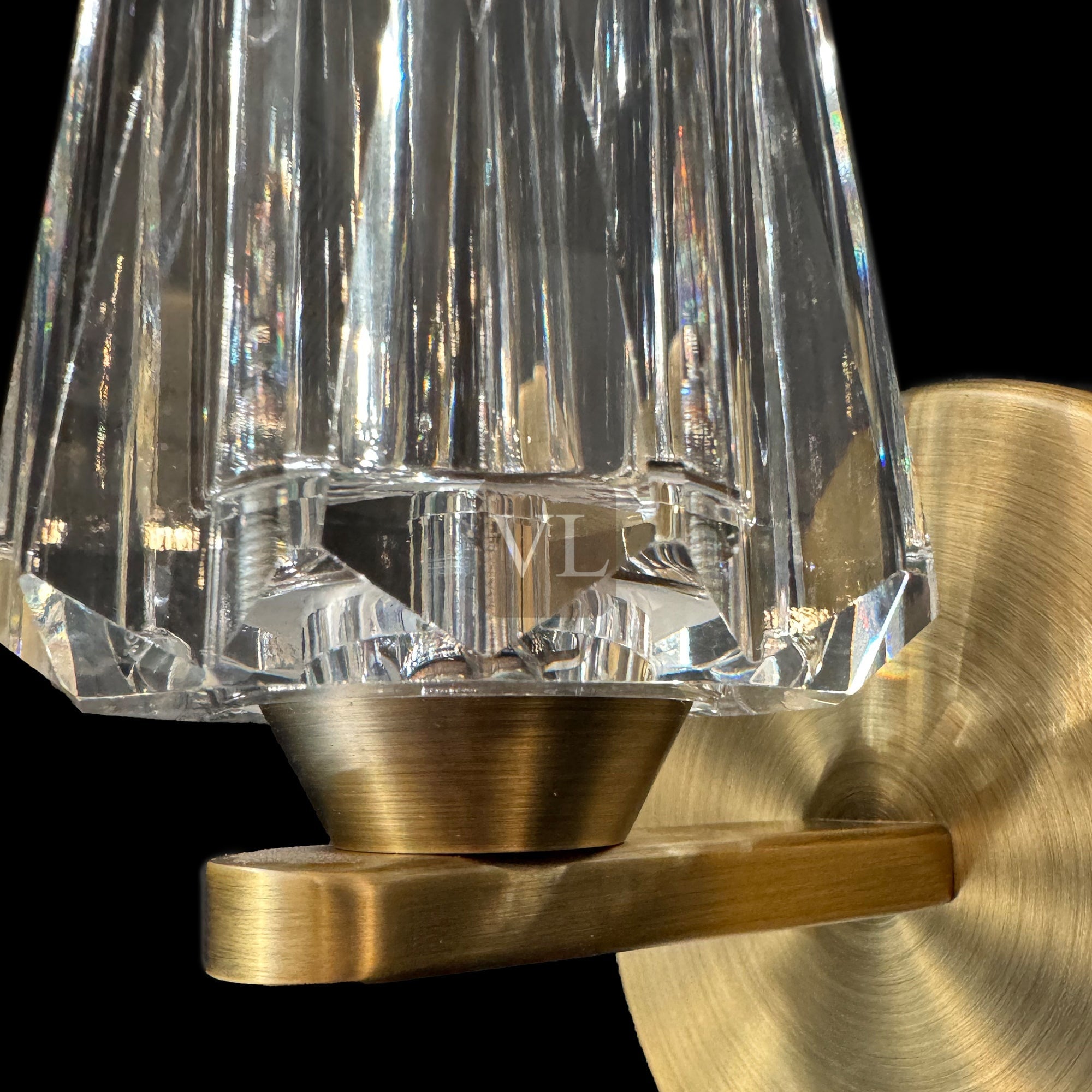 K9 Crystal Cup LED Pendant & Wall Light Collection