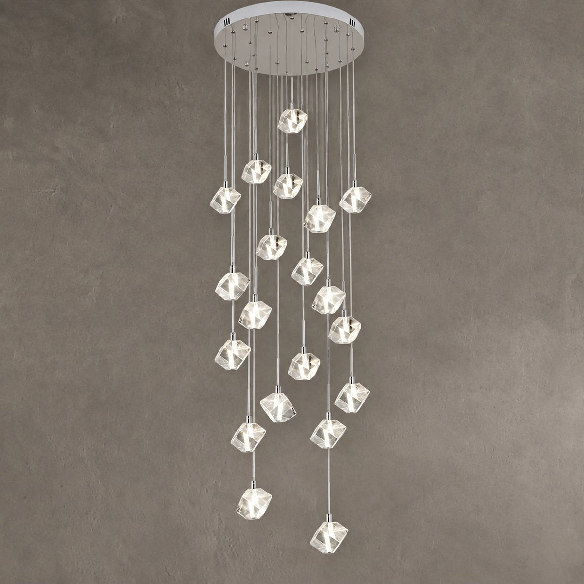 Transparent Crystal Chandelier