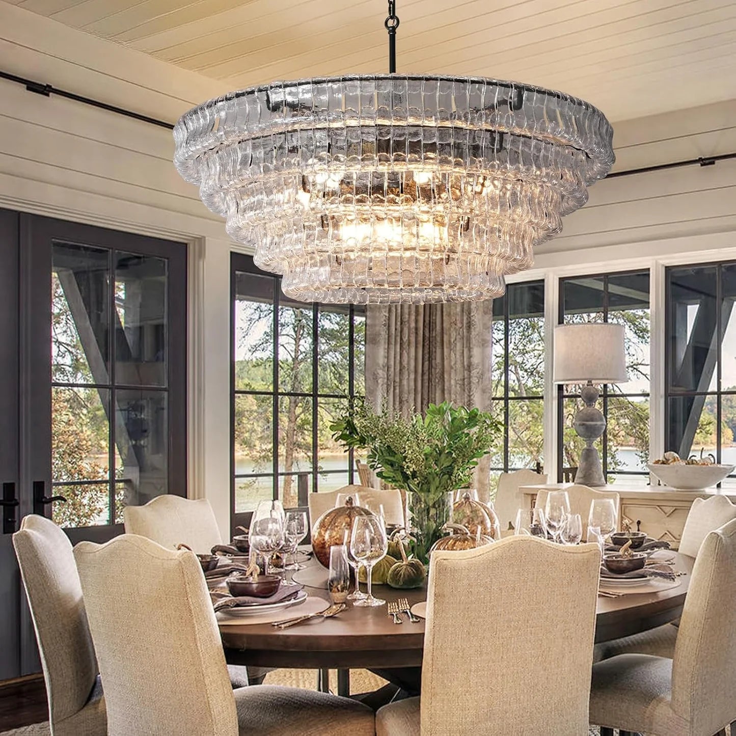 Ghiaccio Round Chandelier