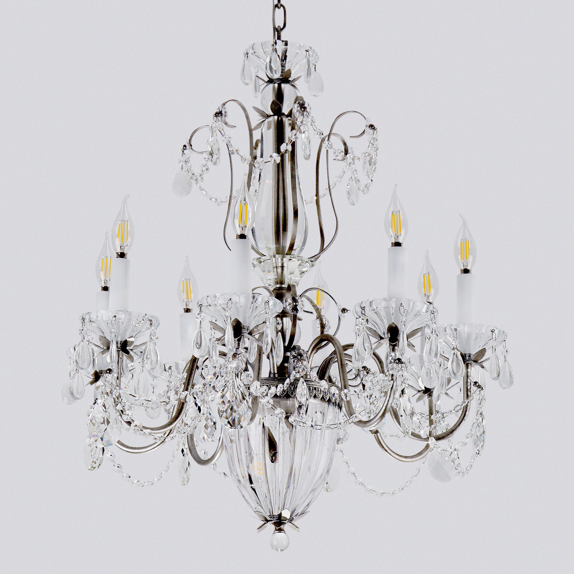 Victorian Crystal Chandelier