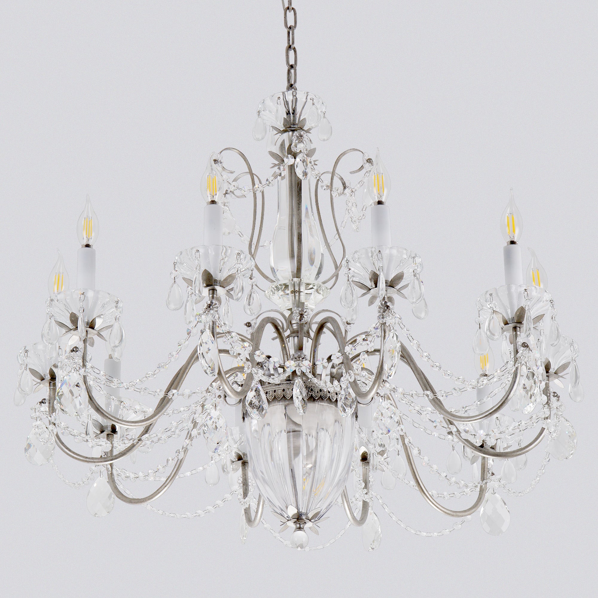 Victorian Crystal Chandelier