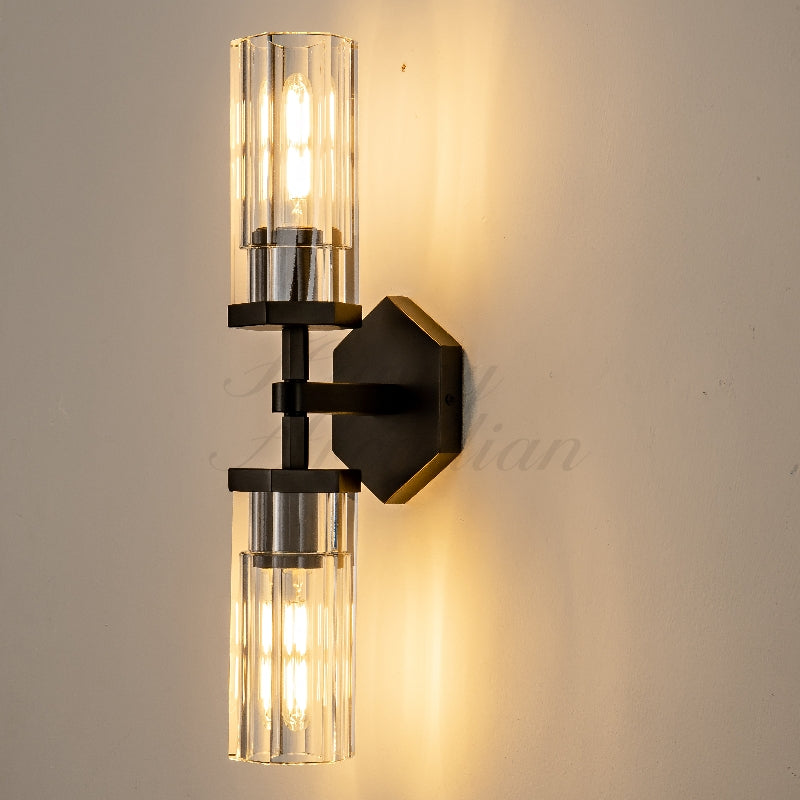 Lirael Hexagonal Linear Short Wall Sconce