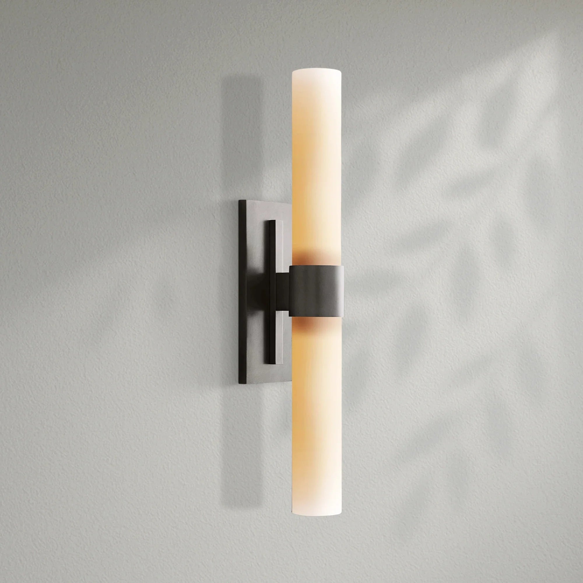 Savelle Milk Glass Sconce 23"